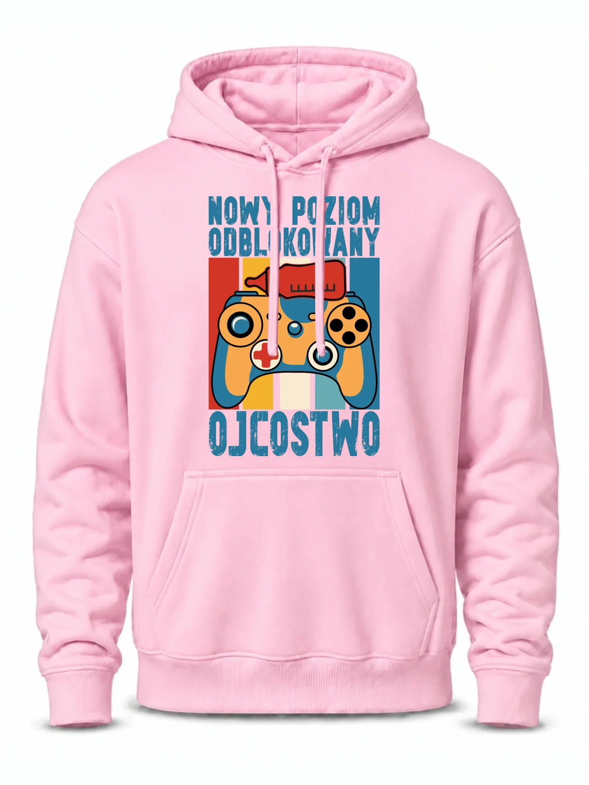 Bluza z kapturem dla młodego taty gamera - Nowy poziom odblokowany DT24