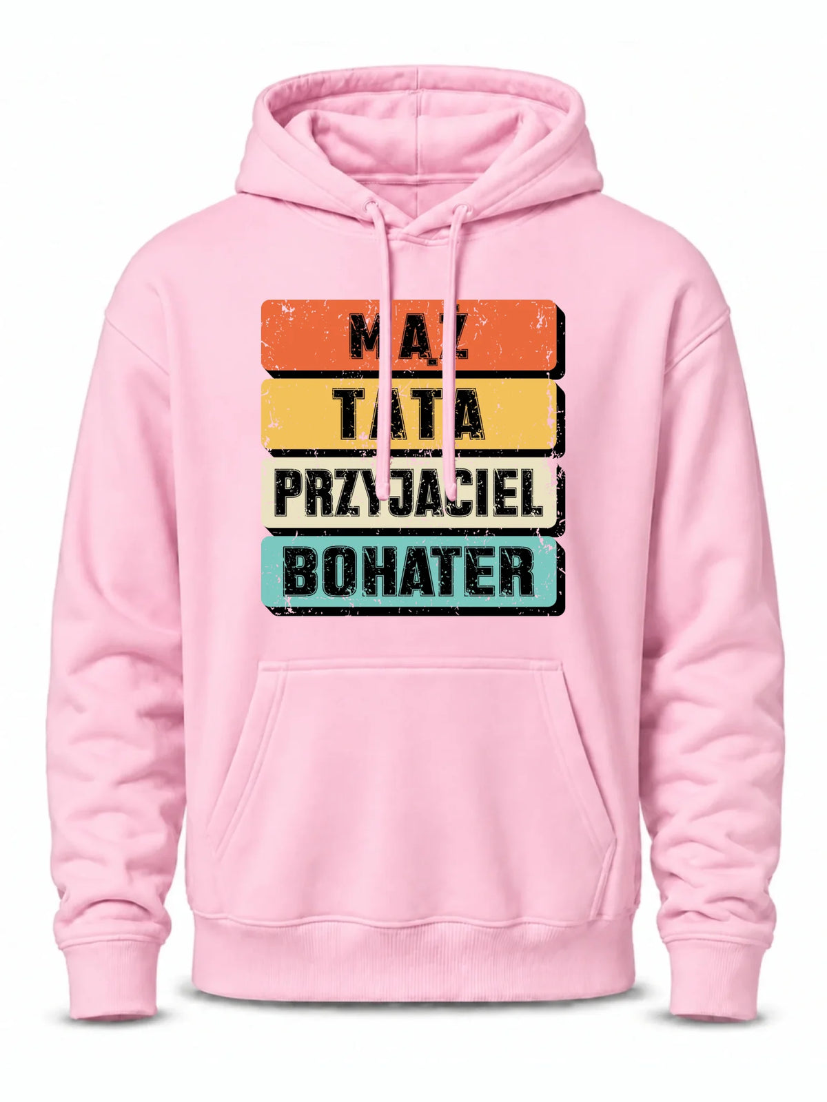 Bluza z kapturem dla taty - Mąż Tata Przyjaciel Bohater DT05