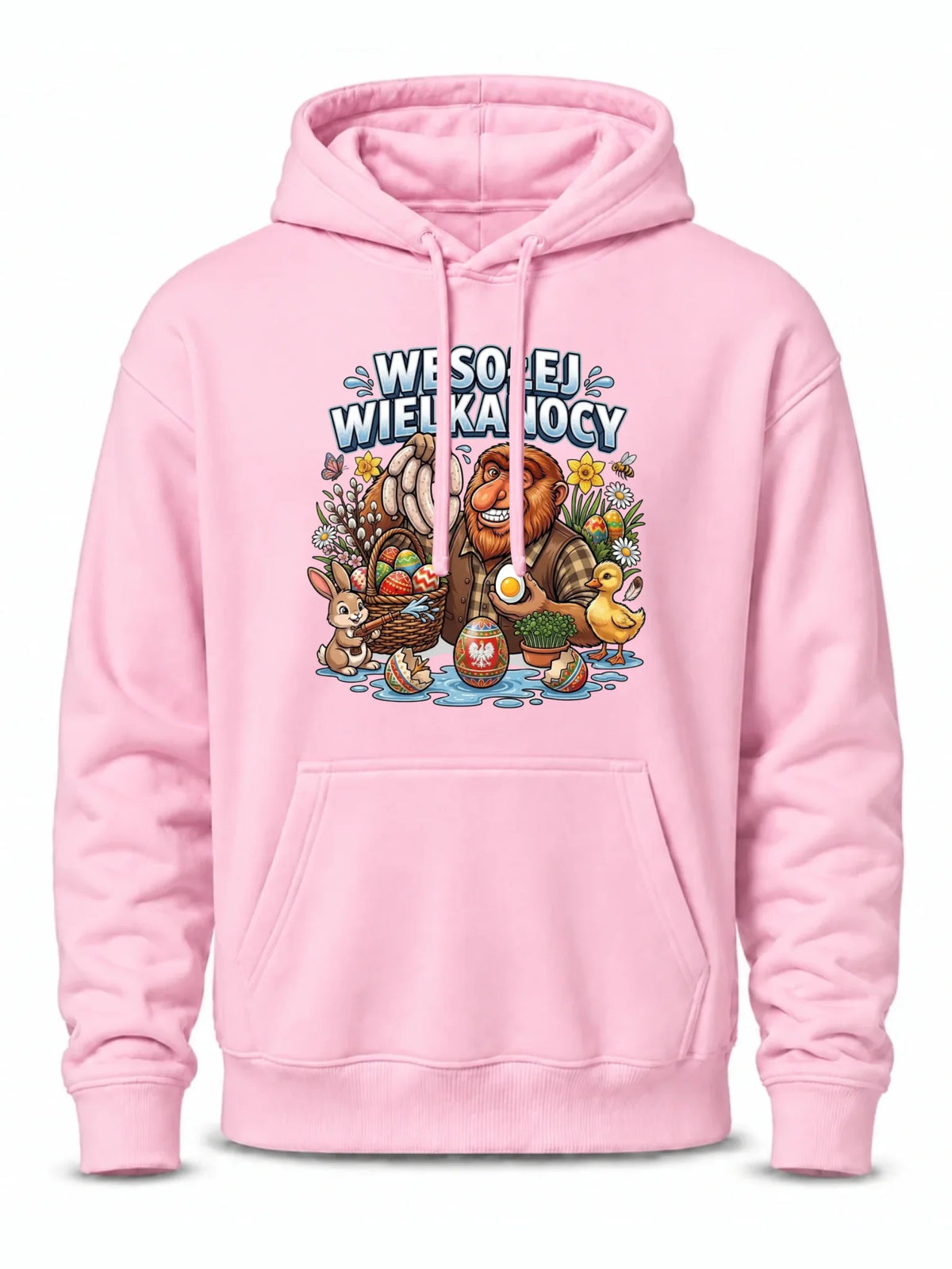 Bluza męska z kapturem wielkanocna - Janusz Nosacz - Wesołej Wielkanocy WN21