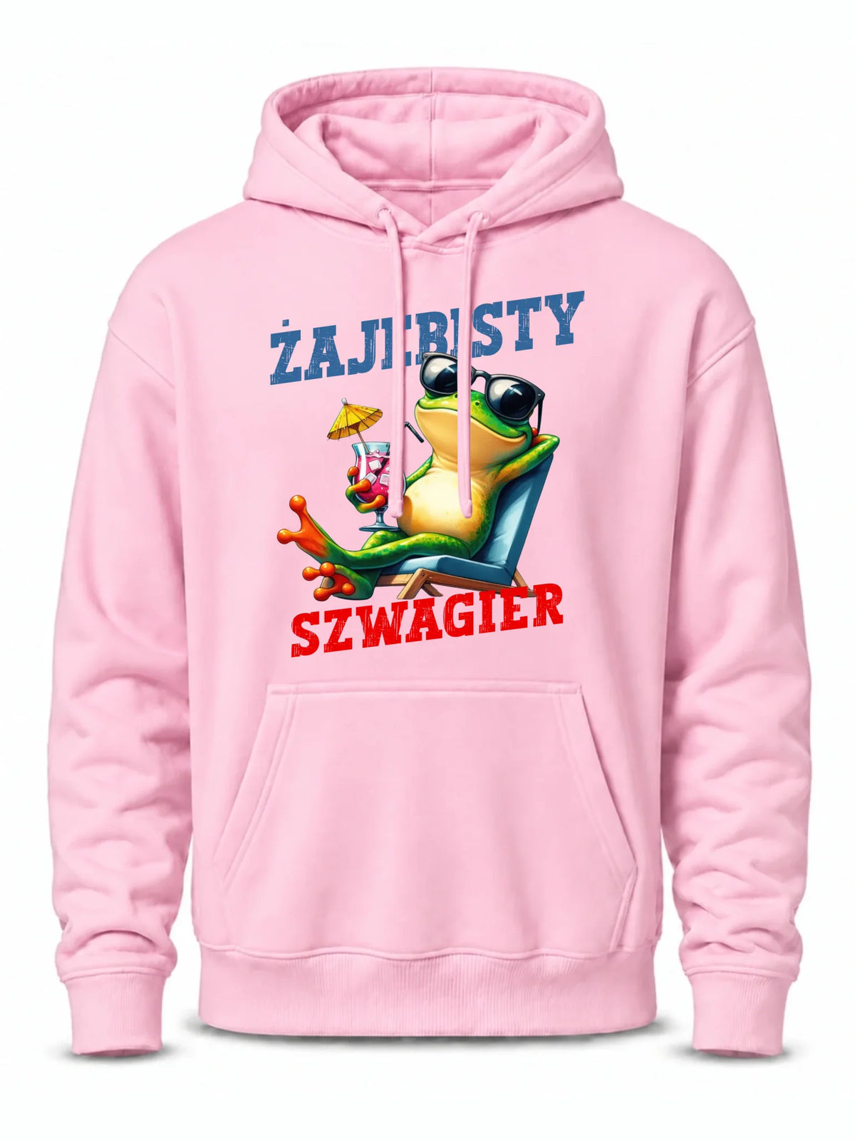 Bluza męska z kapturem dla szwagra - Żajebisty Szwagier DSZ01