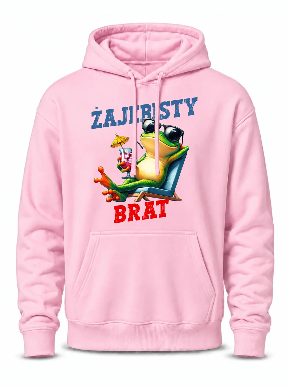 Bluza męska z kapturem dla brata - Żajebisty Brat DB01