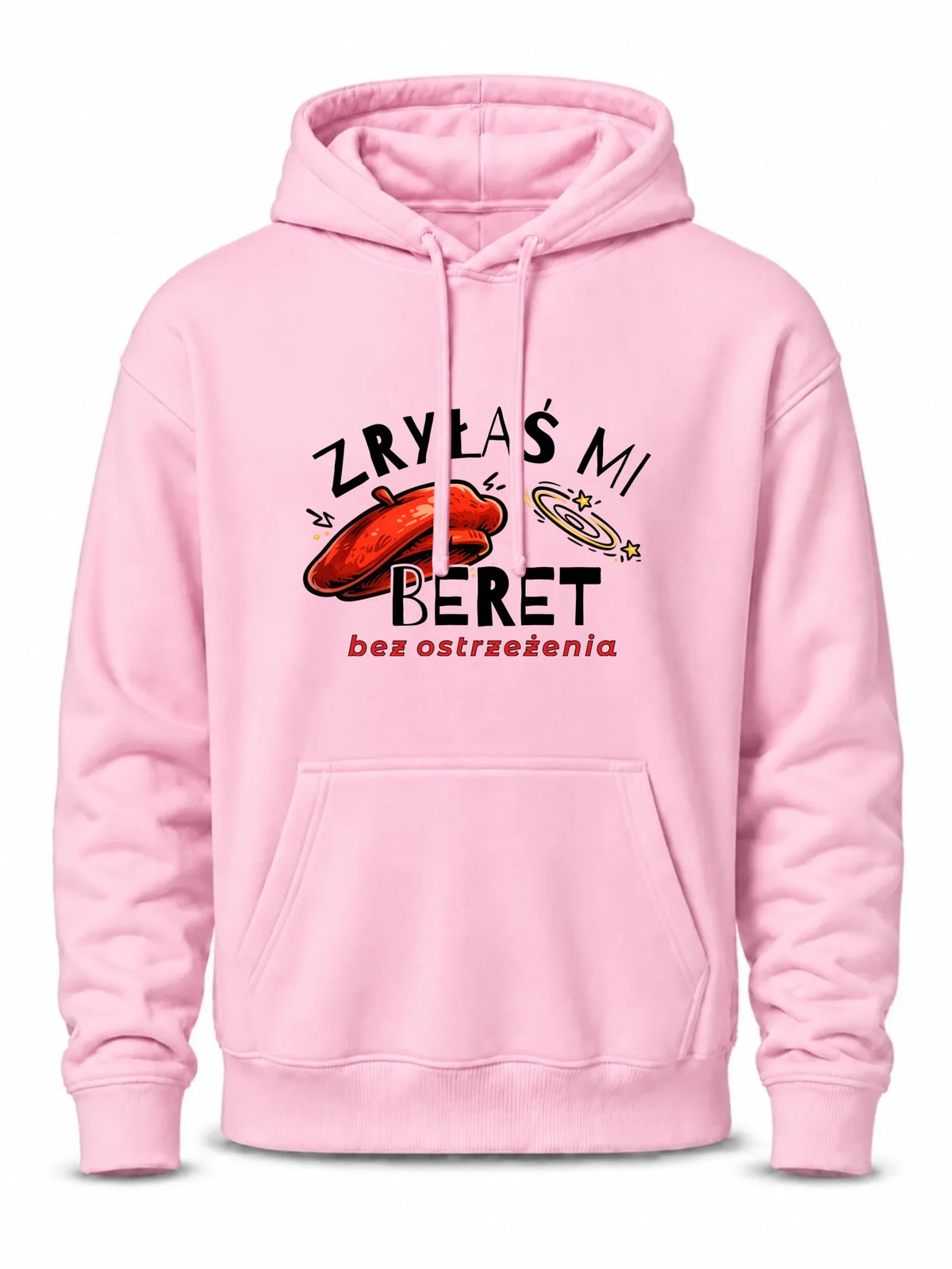 Bluza męska z kapturem dla faceta - Zryłaś mi beret DCH35