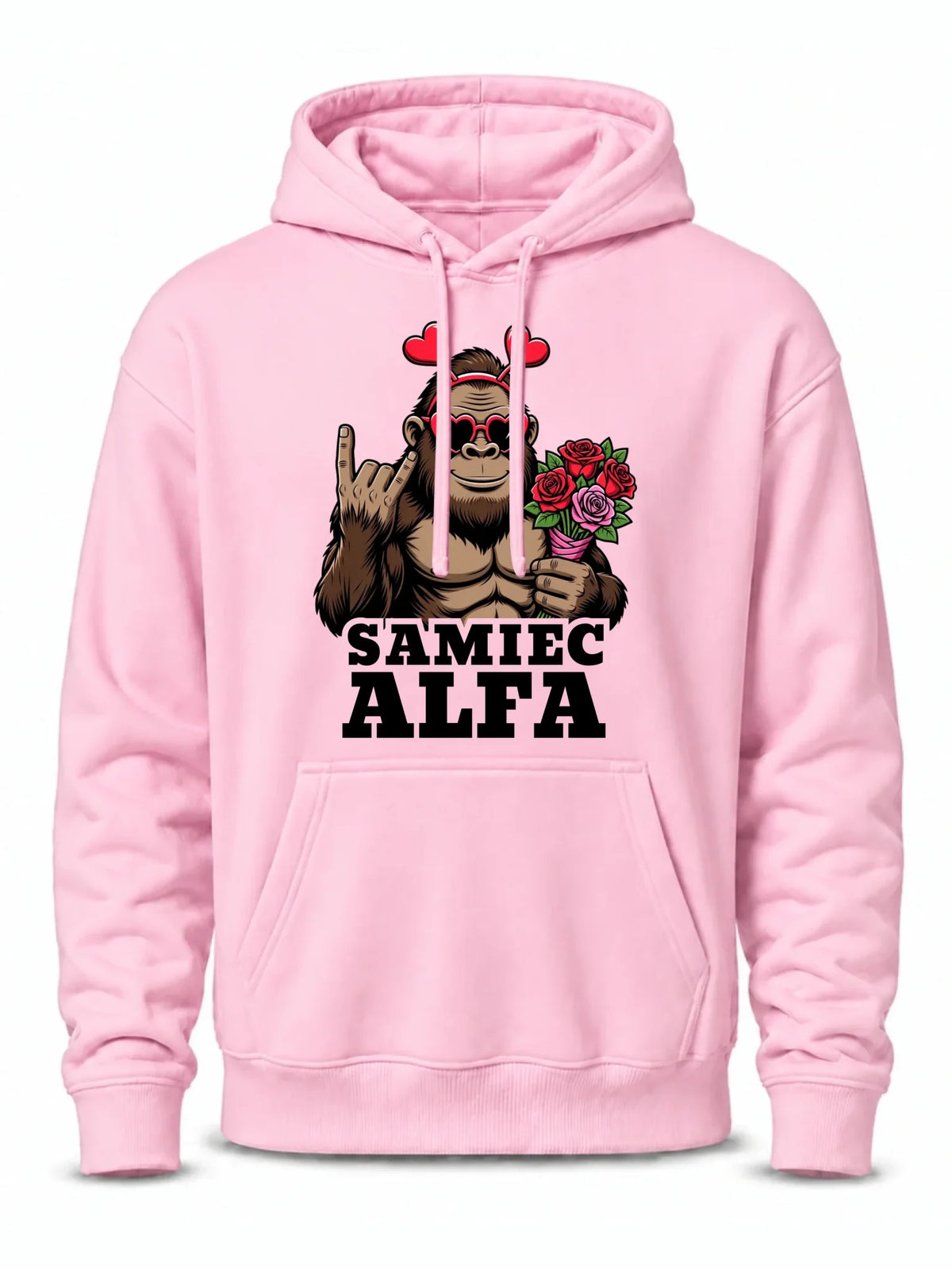 Bluza męska z kapturem - Samiec Alfa W74