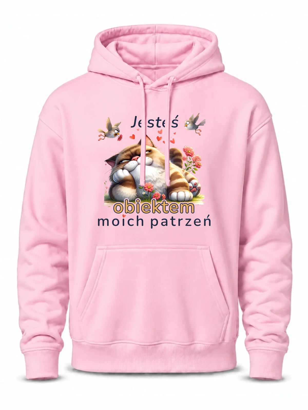 Bluza męska z kapturem - Jesteś obiektem moich patrzeń W68