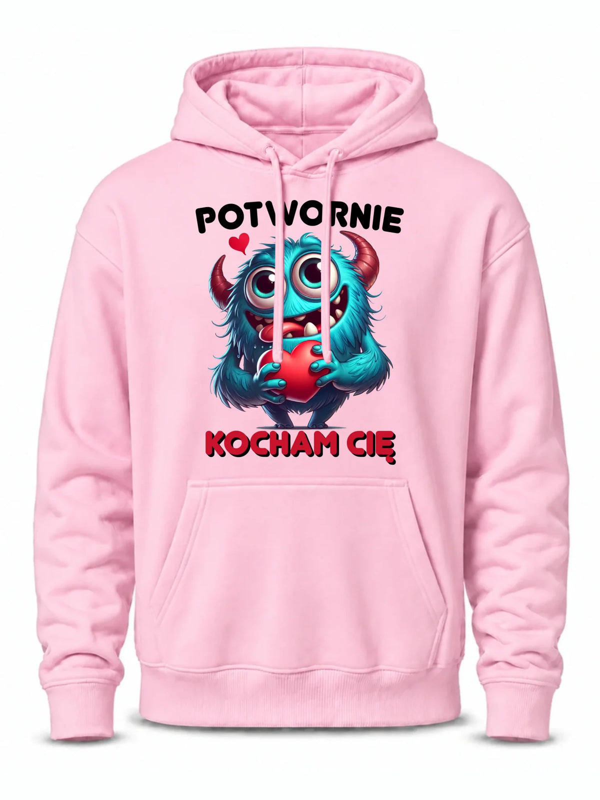 Bluza męska z kapturem - Potwornie Kocham Cię W45