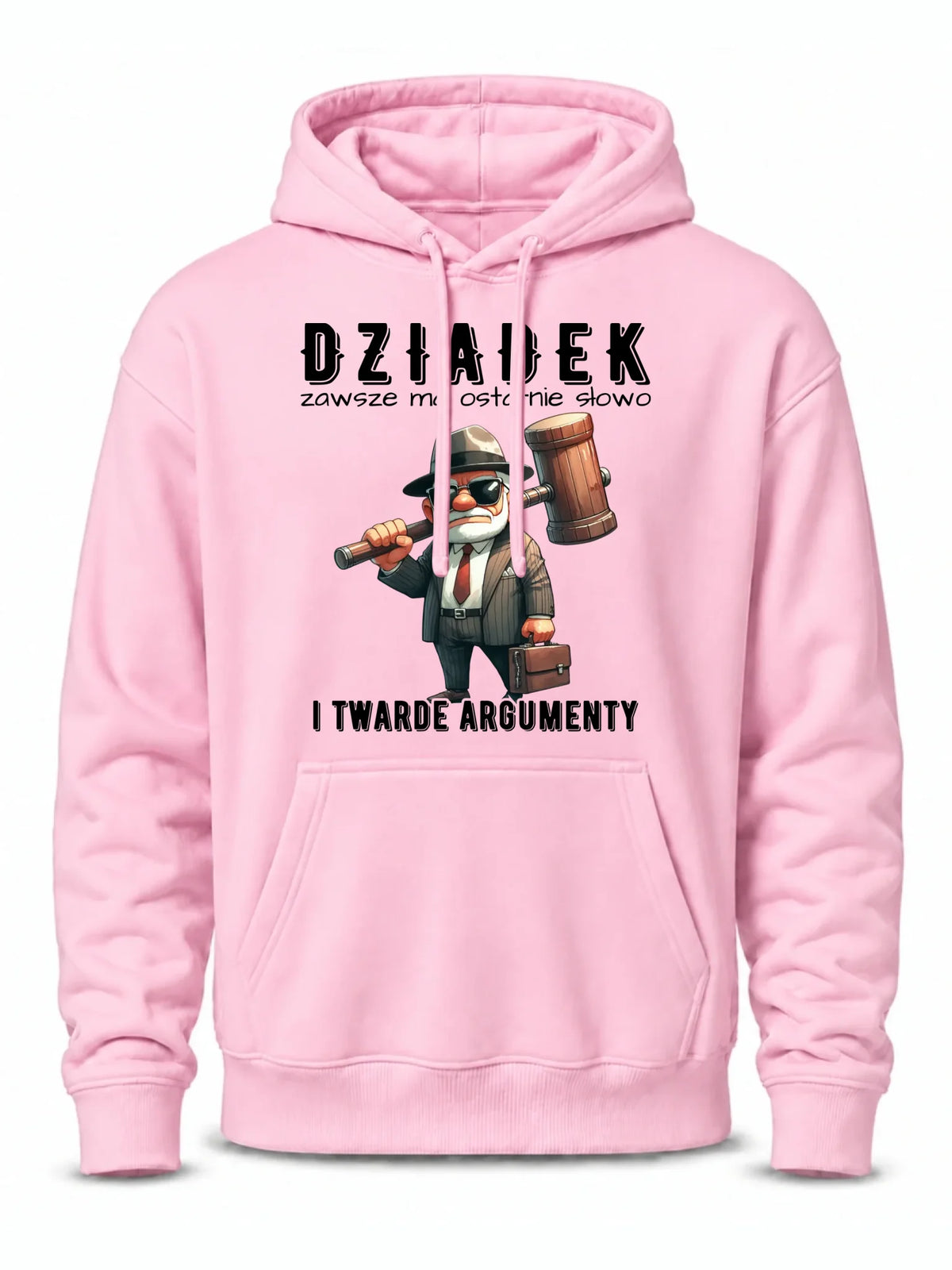 Bluza z kapturem dla dziadka - Dziadek zawsze ma ostatnie słowo D40