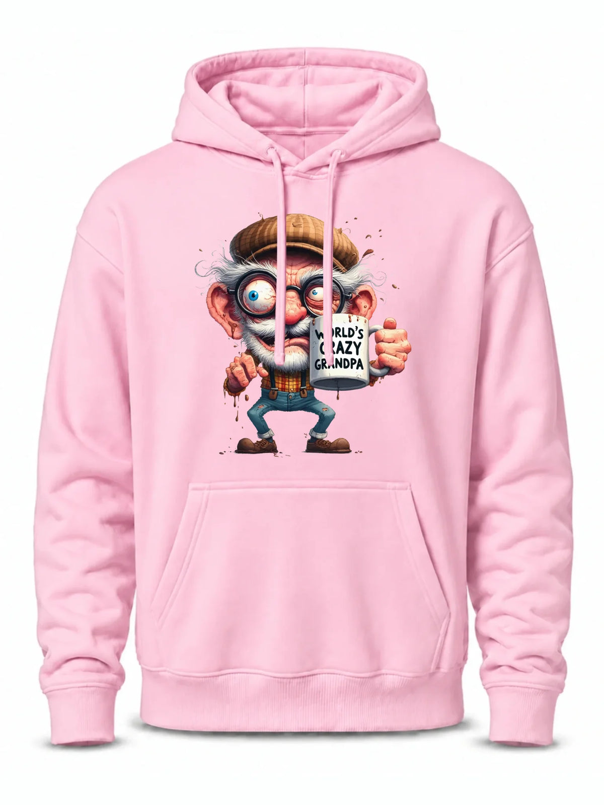 Bluza z kapturem dla dziadka - Crazy grandpa D38