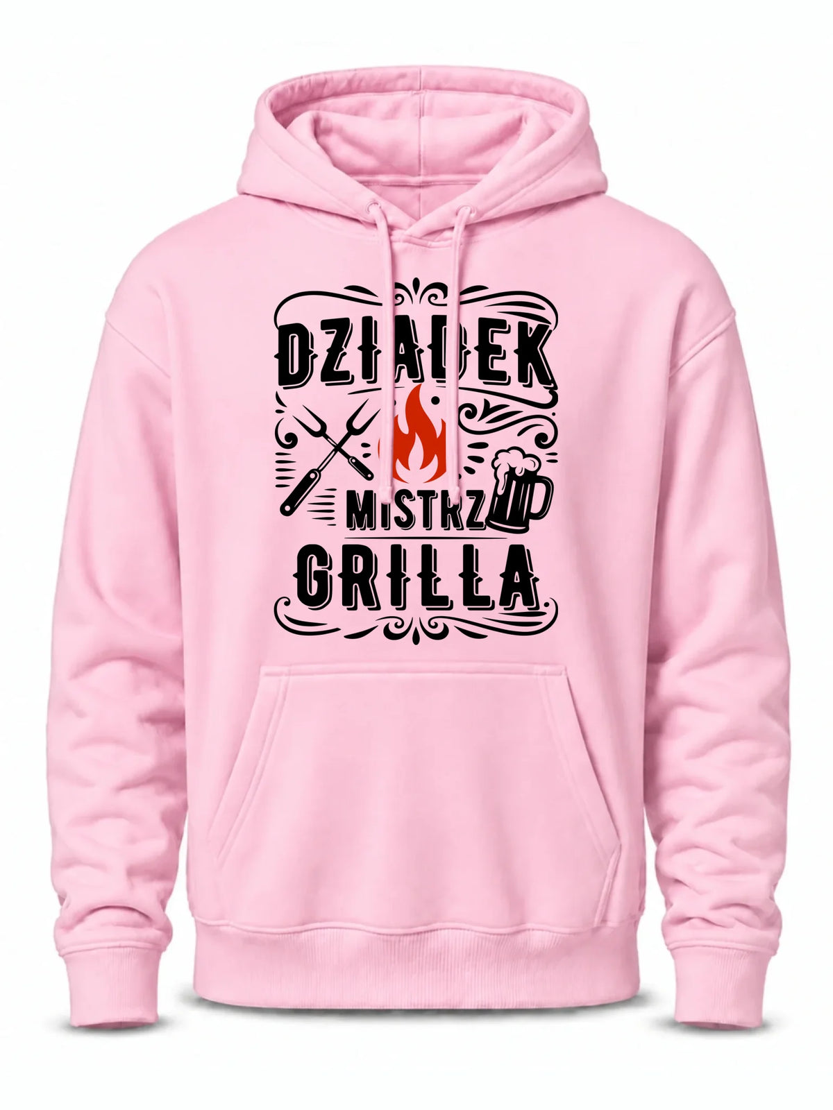 Bluza z kapturem dla dziadka - Dziadek mistrz grilla D33