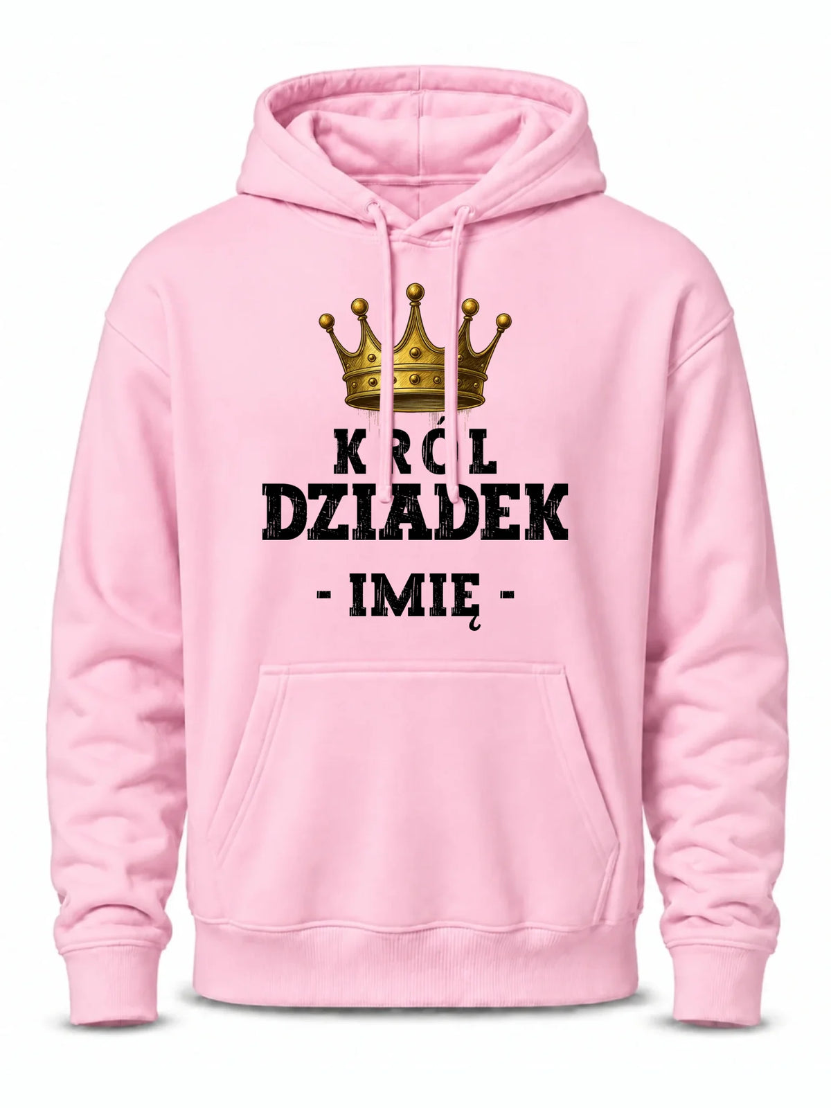 Bluza z kapturem dla dziadka - Król Dziadek - personalizowana D17