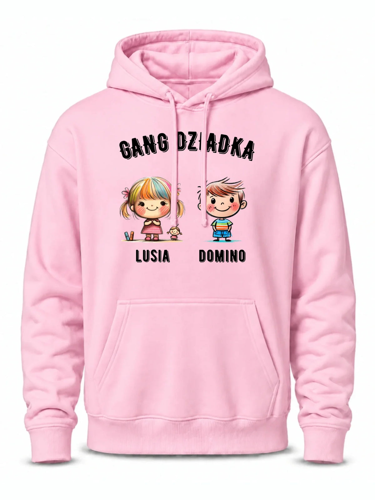 Bluza z kapturem dla dziadka - Gang Dziadka imiona wnuków 2-6 - personalizowana D18