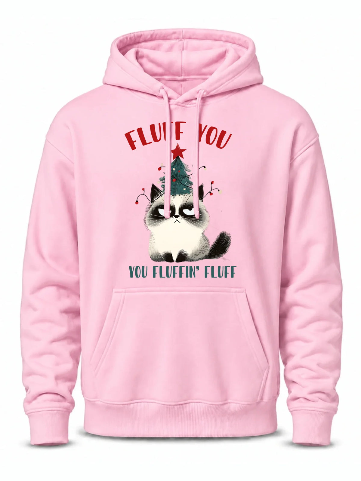 Bluza męska z kapturem świąteczna - Fluff You BN10