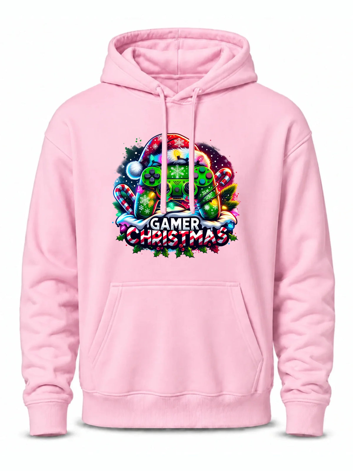 Bluza męska z kapturem świąteczna - prezent dla gracza - Christmas gamer BN22