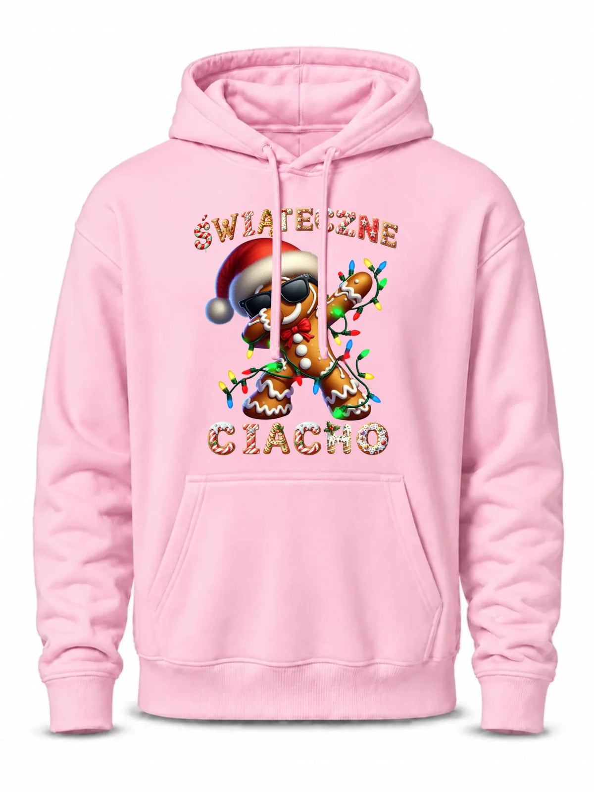 Bluza męska z kapturem świąteczna - Świąteczne Ciacho BN25