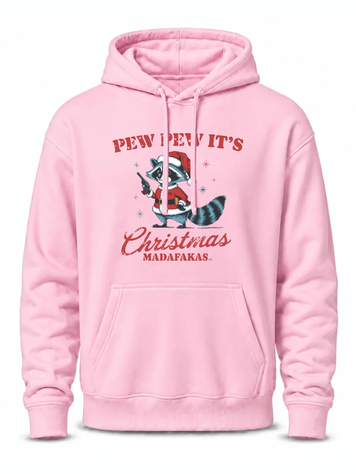 Bluza męska z kapturem świąteczna - Pew pew it's Christmas BN60