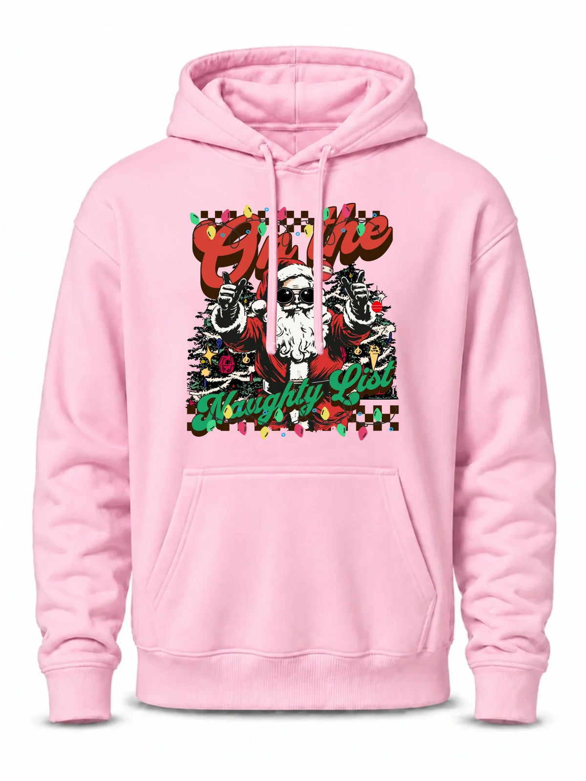 Bluza męska z kapturem świąteczna - On the Naughty List BN50