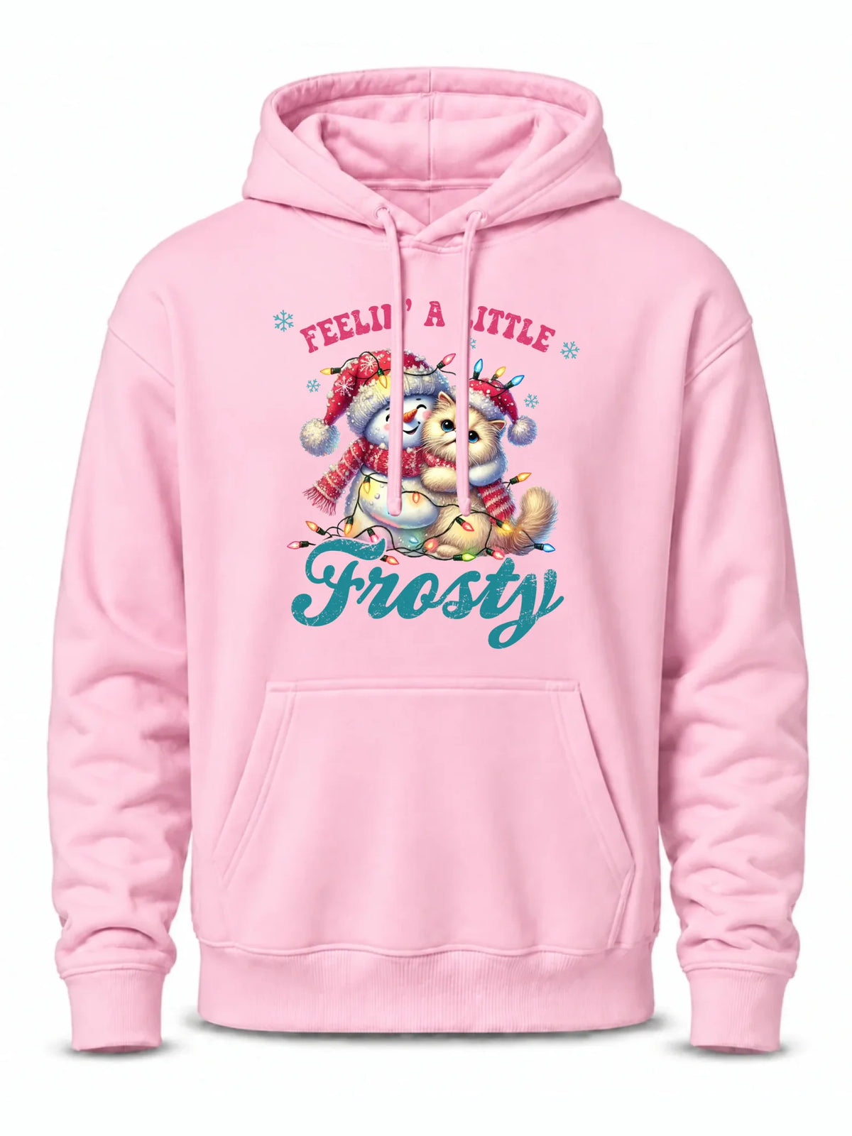 Bluza męska z kapturem świąteczna - Feelin' a little frosty BN52
