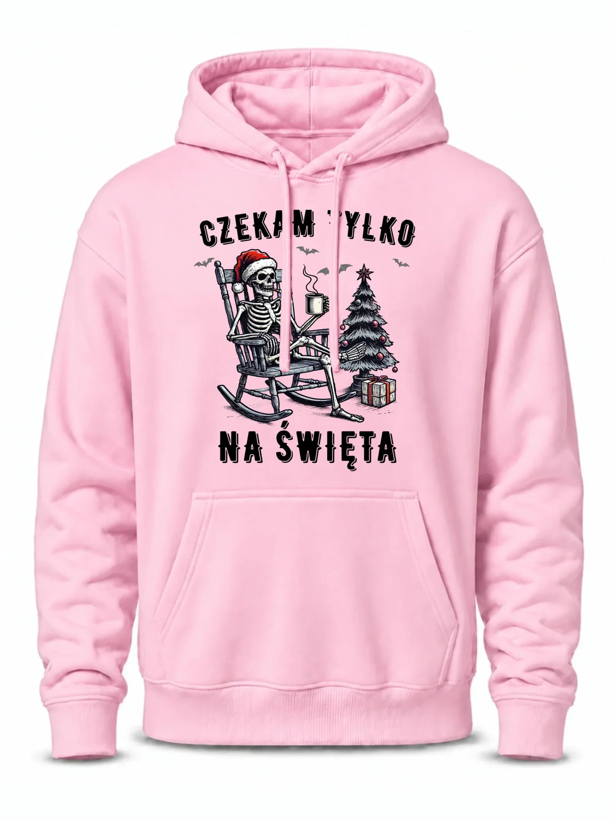 Bluza męska z kapturem świąteczna - Czekam tylko na święta BN56