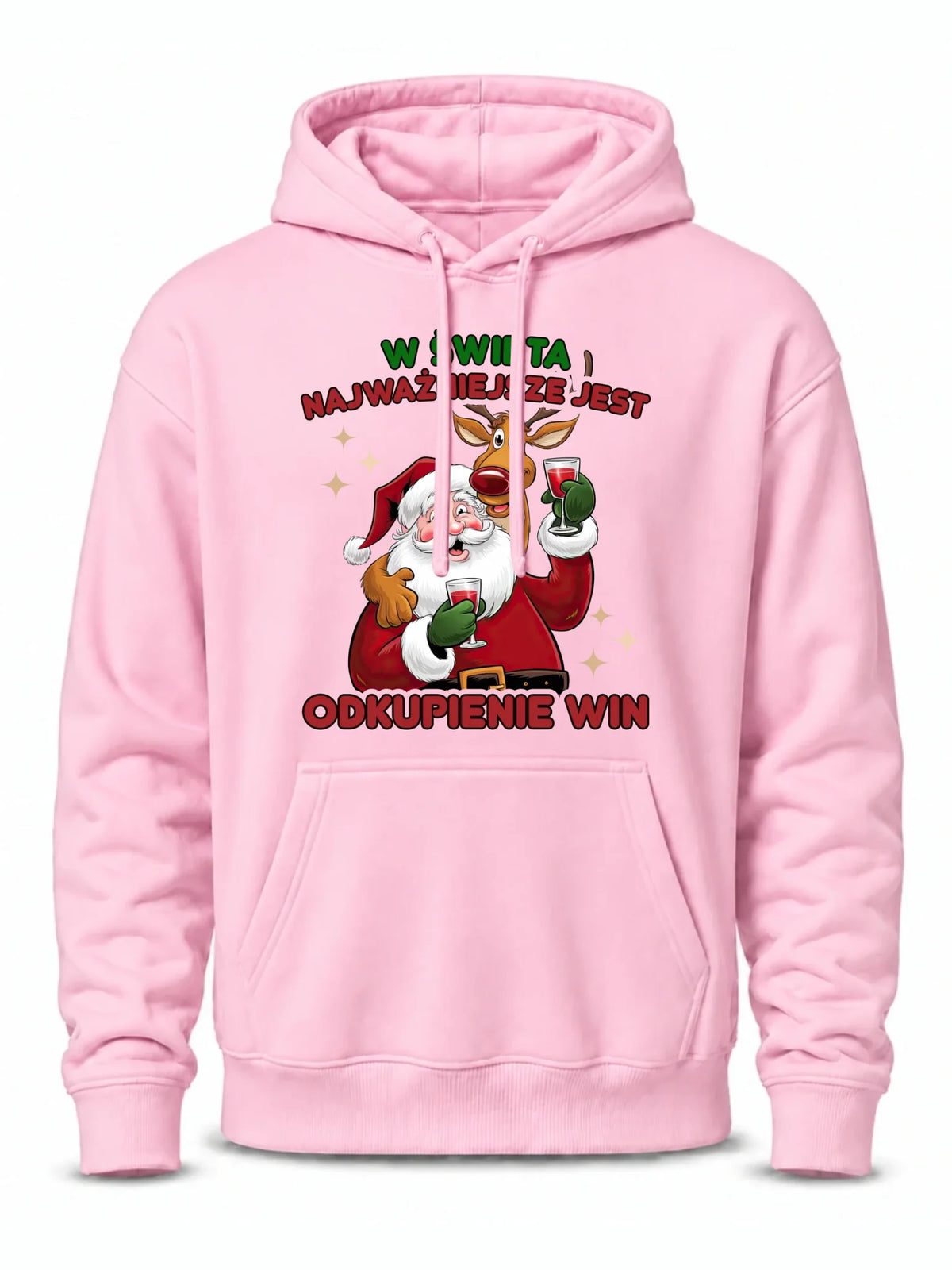 Bluza męska z kapturem świąteczna - W święta najważniejsze jest odkupienie win BN73