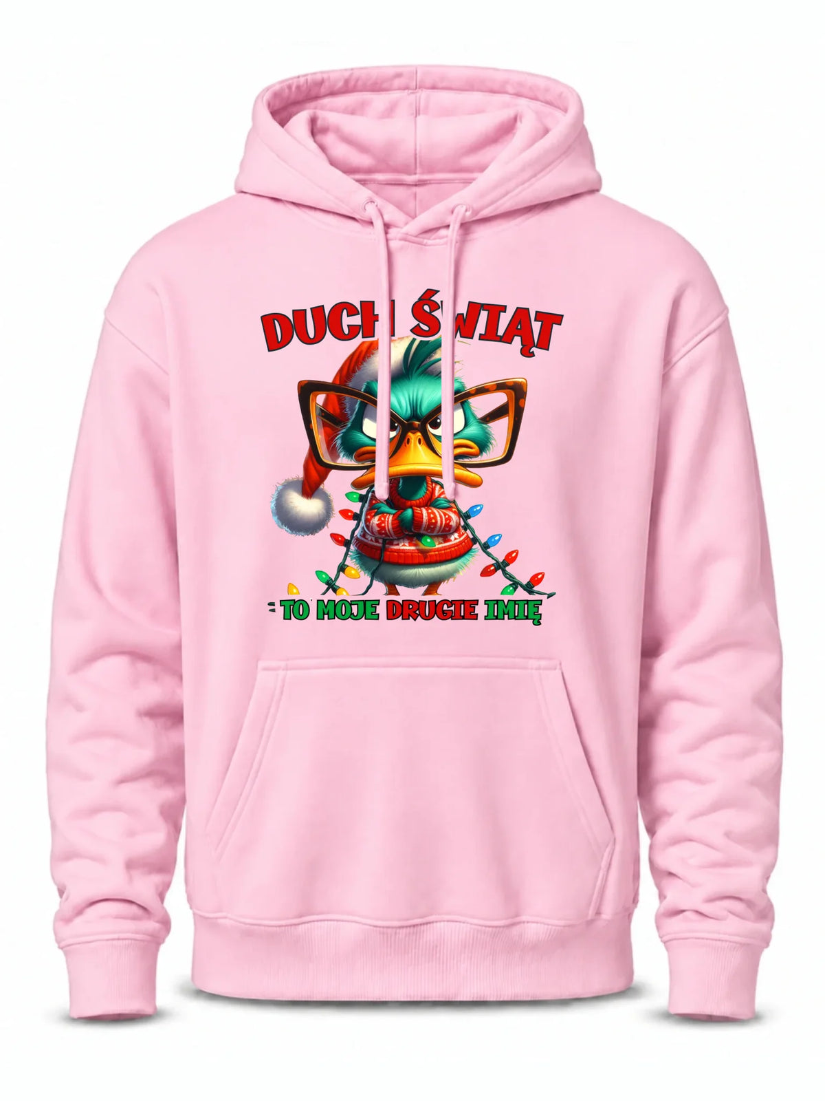 Bluza męska z kapturem świąteczna - Duch Świąt to moje drugie imię BN76