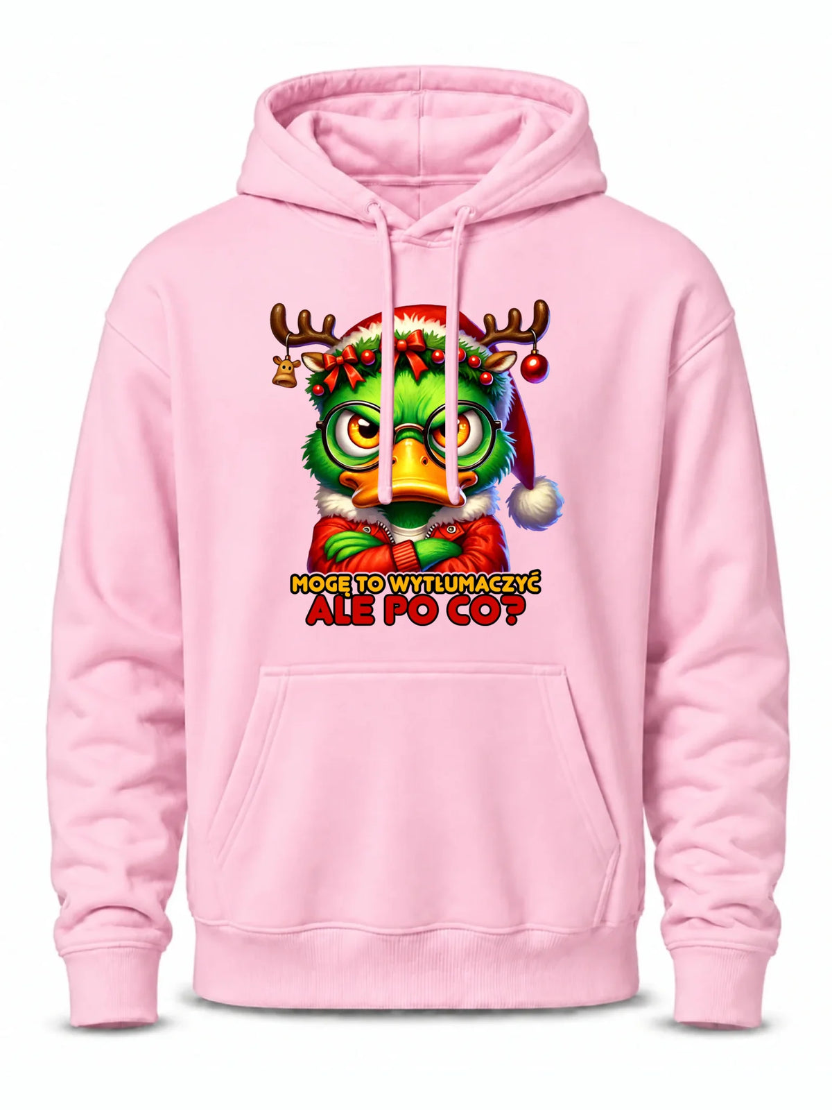 Bluza męska z kapturem świąteczna - Mogę to wytłumaczyć Ale po co? BN77
