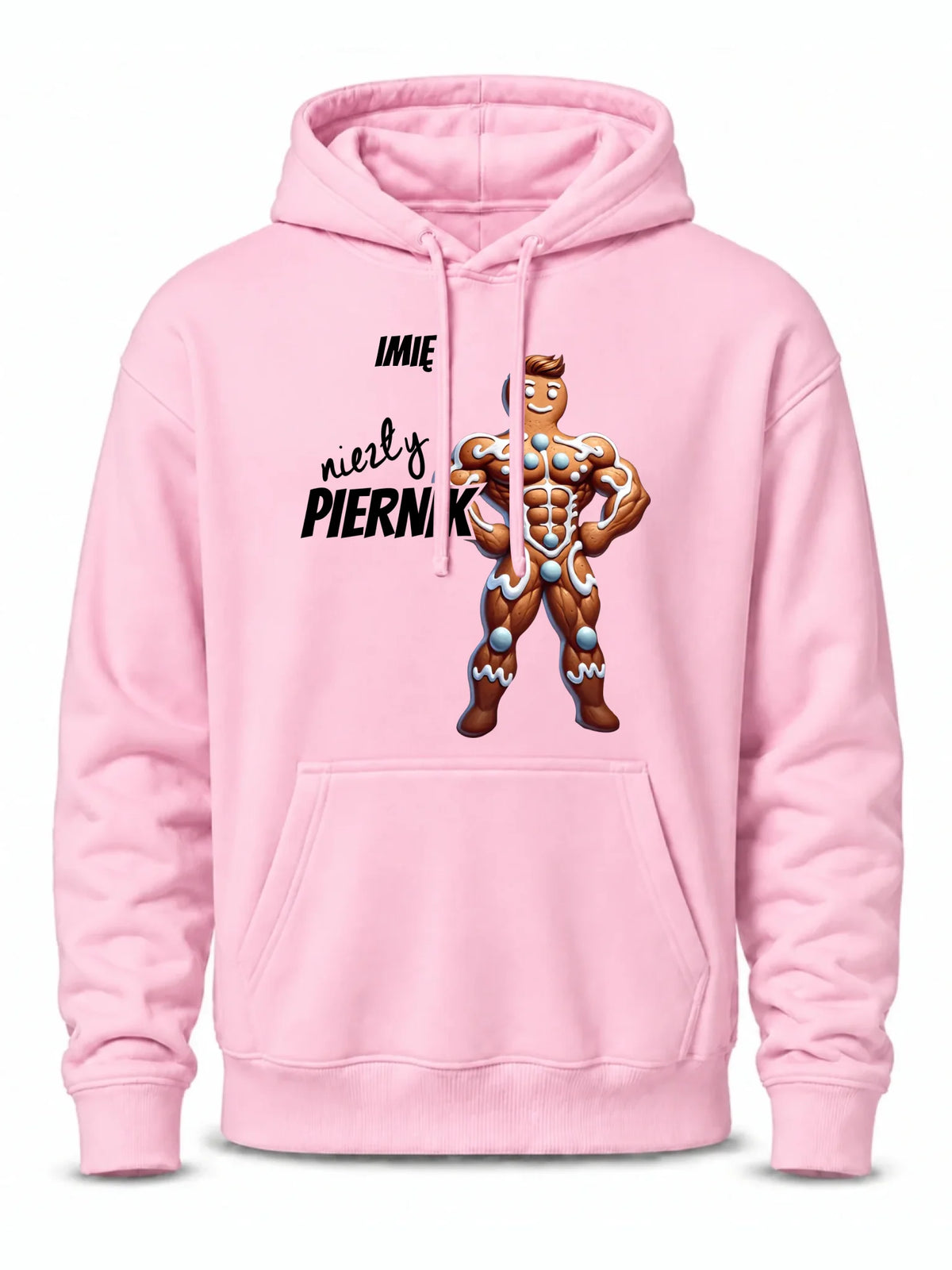 Bluza męska z kapturem świąteczna - Niezły piernik - personalizowana BN24