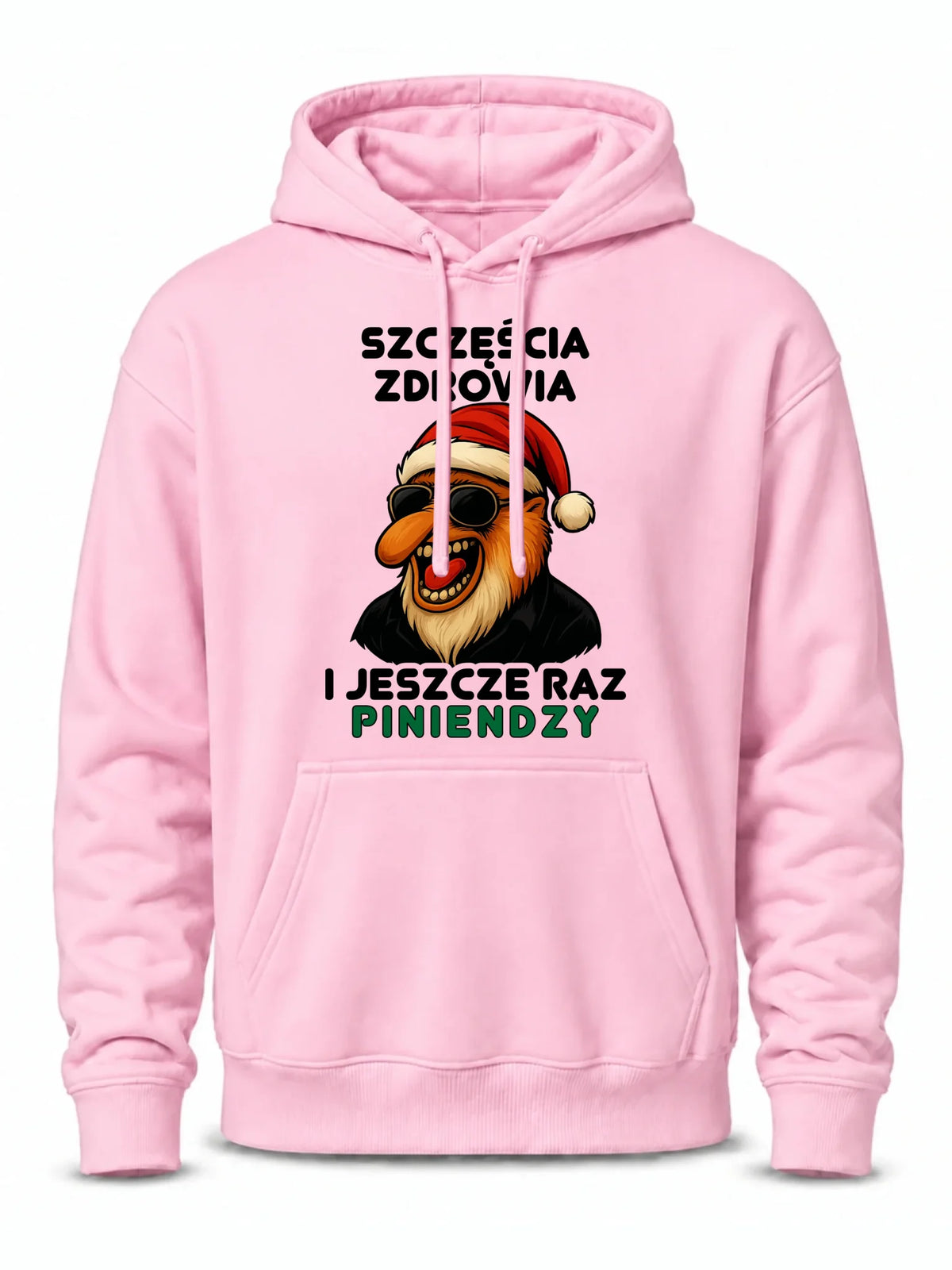Bluza męska z kapturem świąteczna - Janusz Nosacz - I jeszcze raz piniendzy BN111