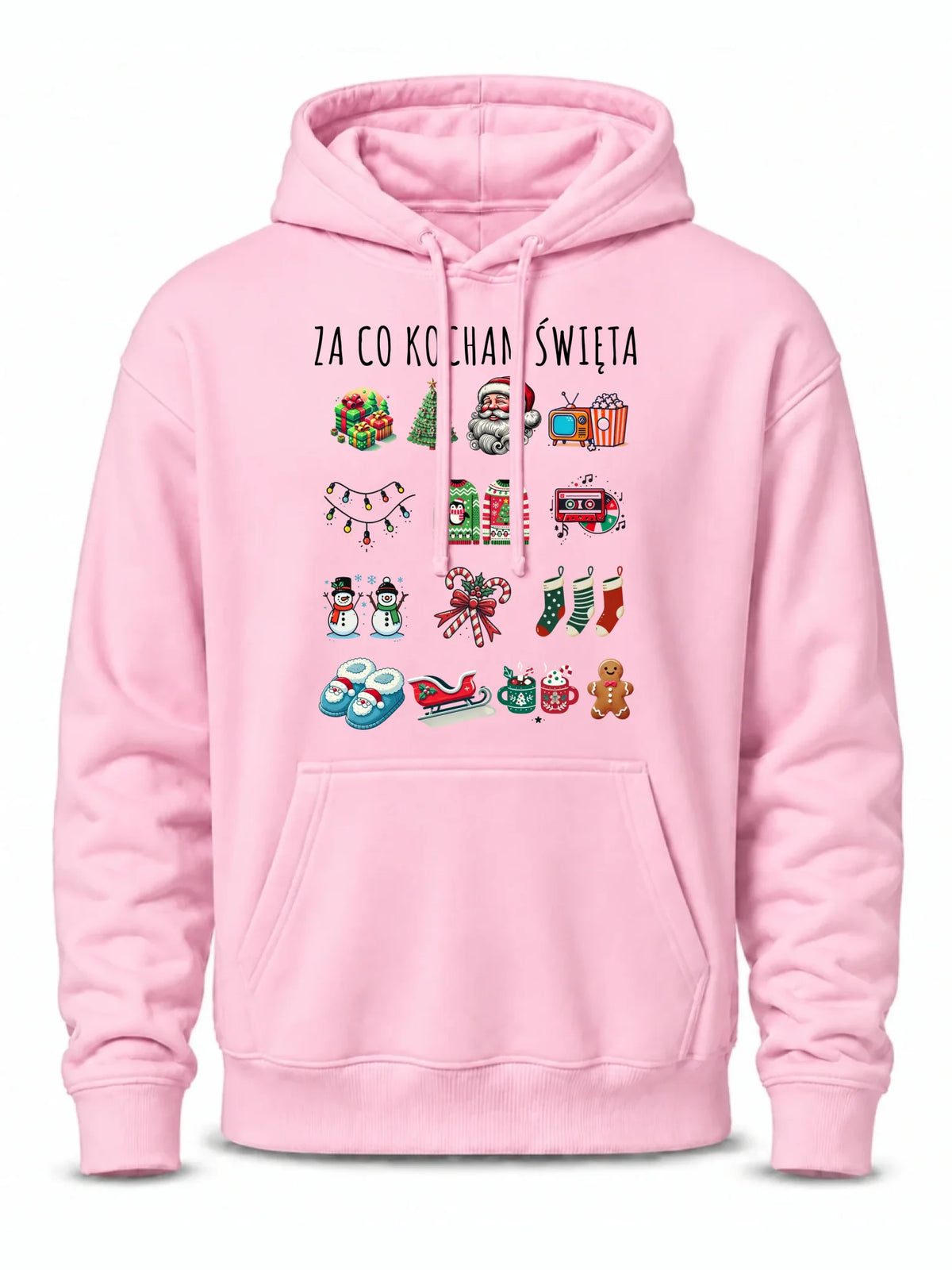 Bluza męska z kapturem świąteczna - Za co kocham święta BN130