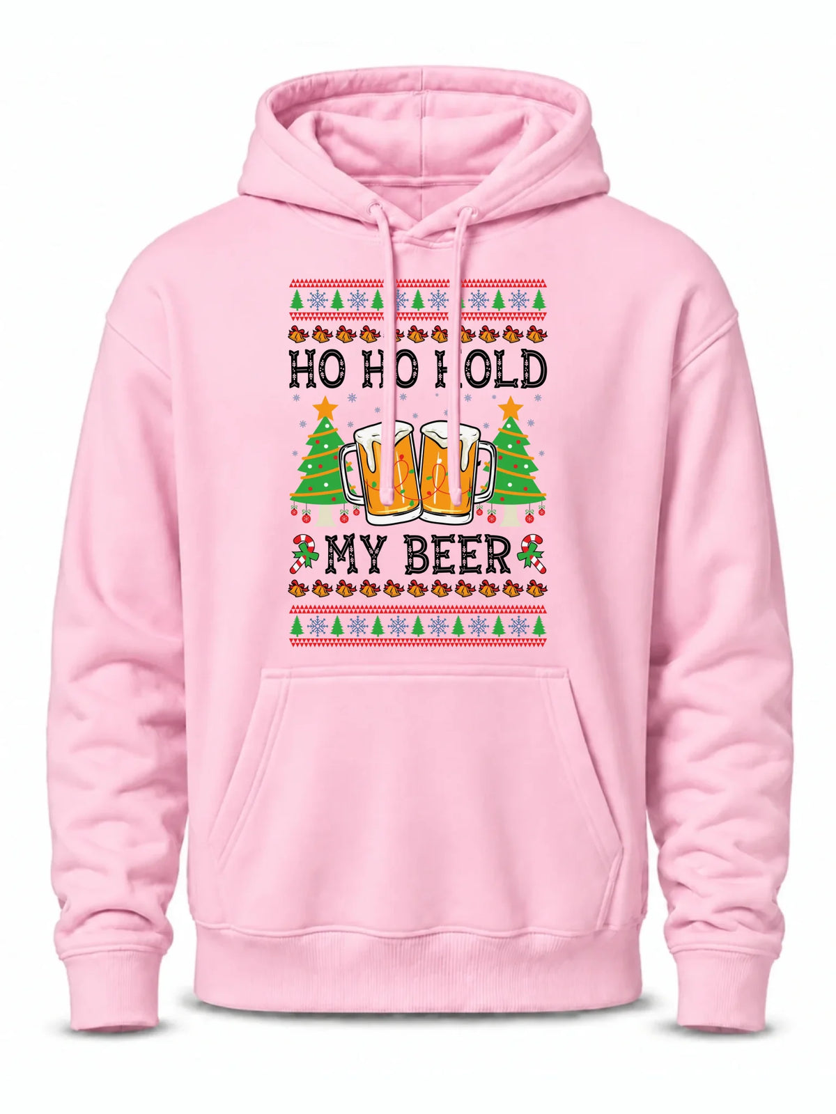Bluza męska z kapturem świąteczna - Ho ho hold my beer BN131
