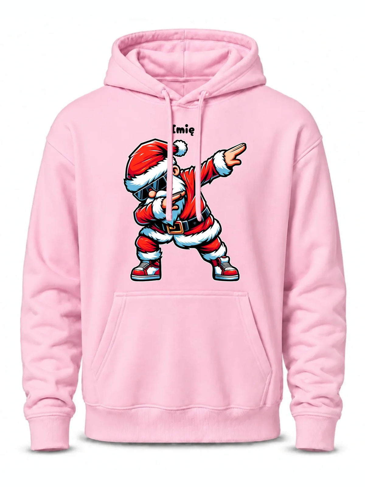 Bluza męska z kapturem świąteczna - Mikołaj - na Mikołajki - personalizowana BN136