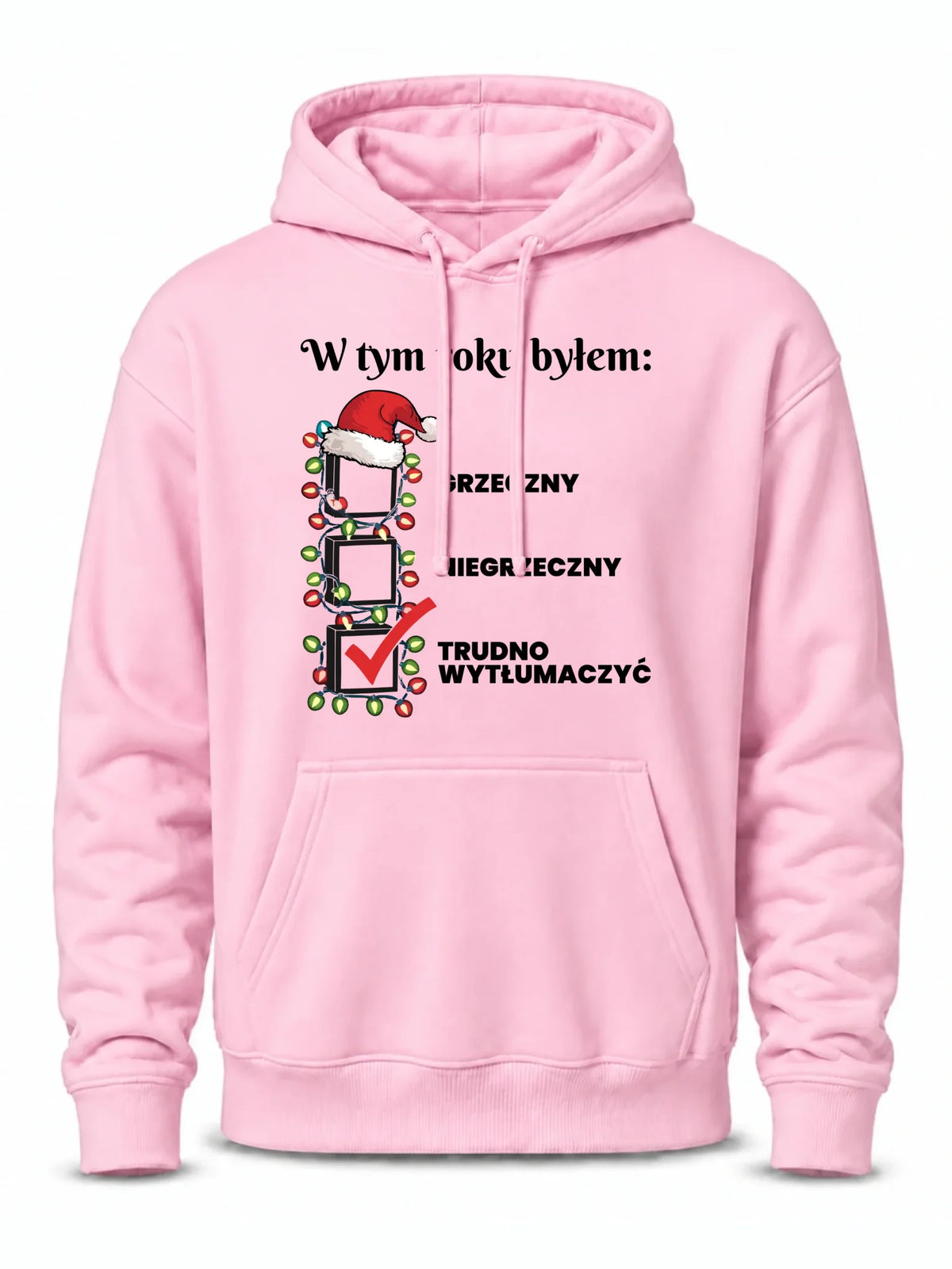 Bluza męska z kapturem na święta - Trudno wytłumaczyć BN134