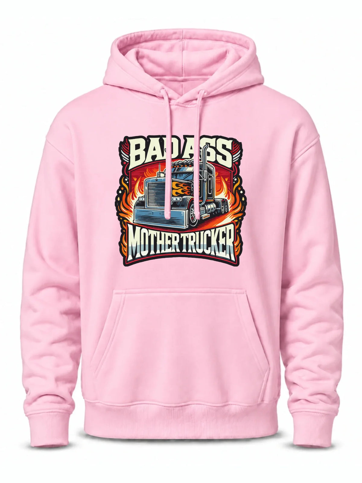 Bluza męska z kapturem dla kierowcy tira - Badass Mother Trucker ZKT04