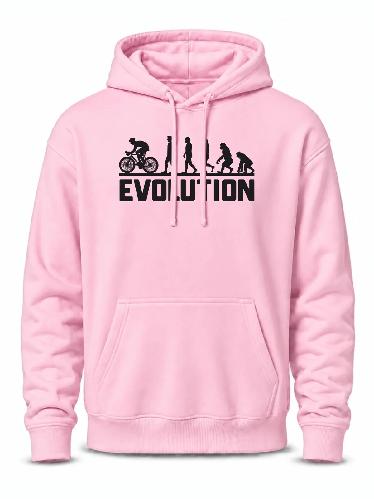 Bluza męska z kapturem na rower - Ewolucja rowerzysty HR04