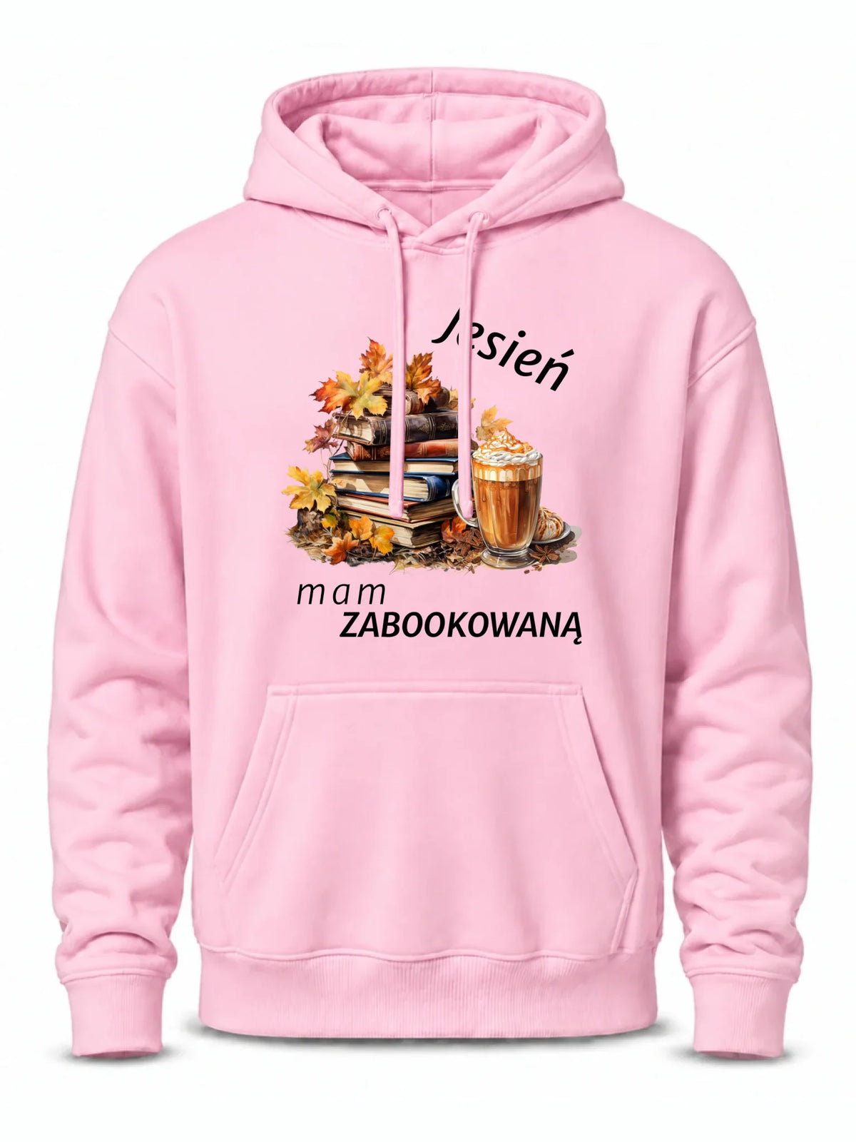 Bluza męska z kapturem jesienna - Jesień mam zabookowaną JS28