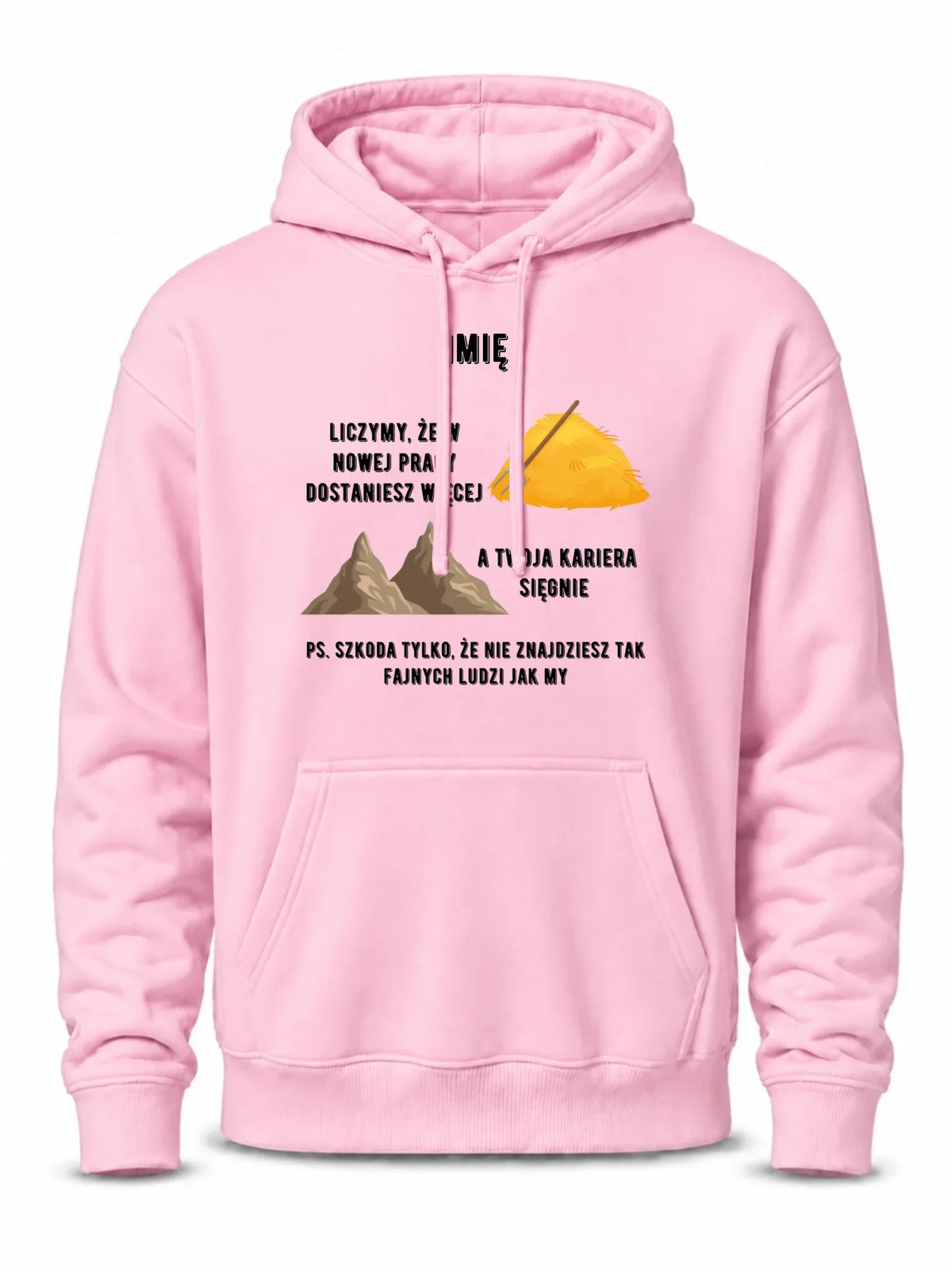 Bluza męska z kapturem na odejście z pracy - Nie znajdziesz tak fajnych ludzi jak my - personalizowana OP04