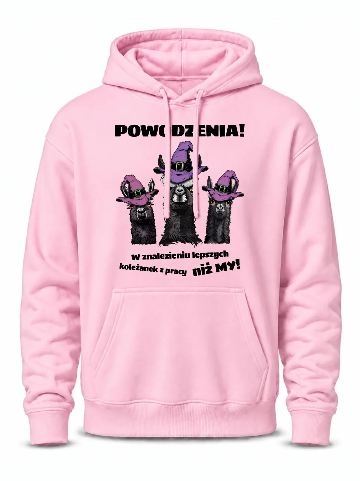 Bluza męska z kapturem na odejście z pracy - Powodzenia w znalezieniu lepszych koleżanek OP07