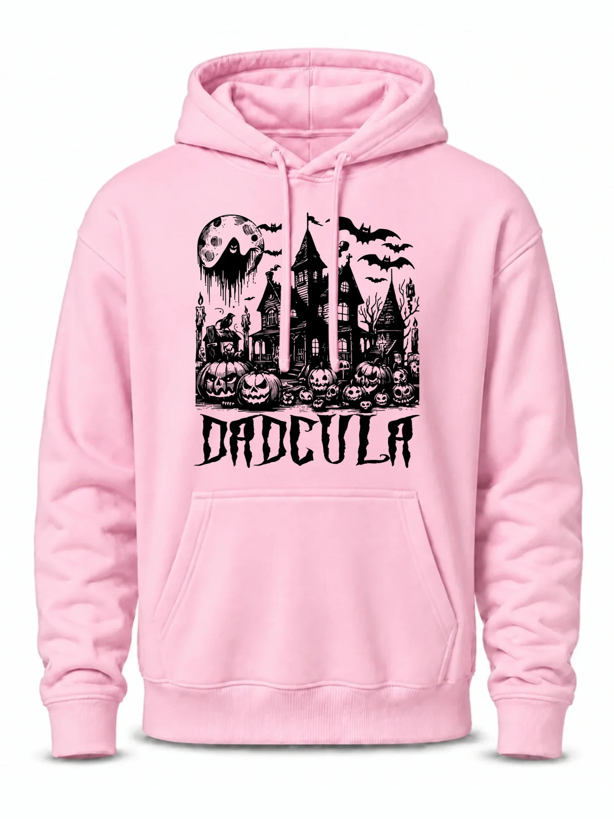 Bluza męska z kapturem na Halloween dla taty -  Upiorny dom - Dadcula HL19