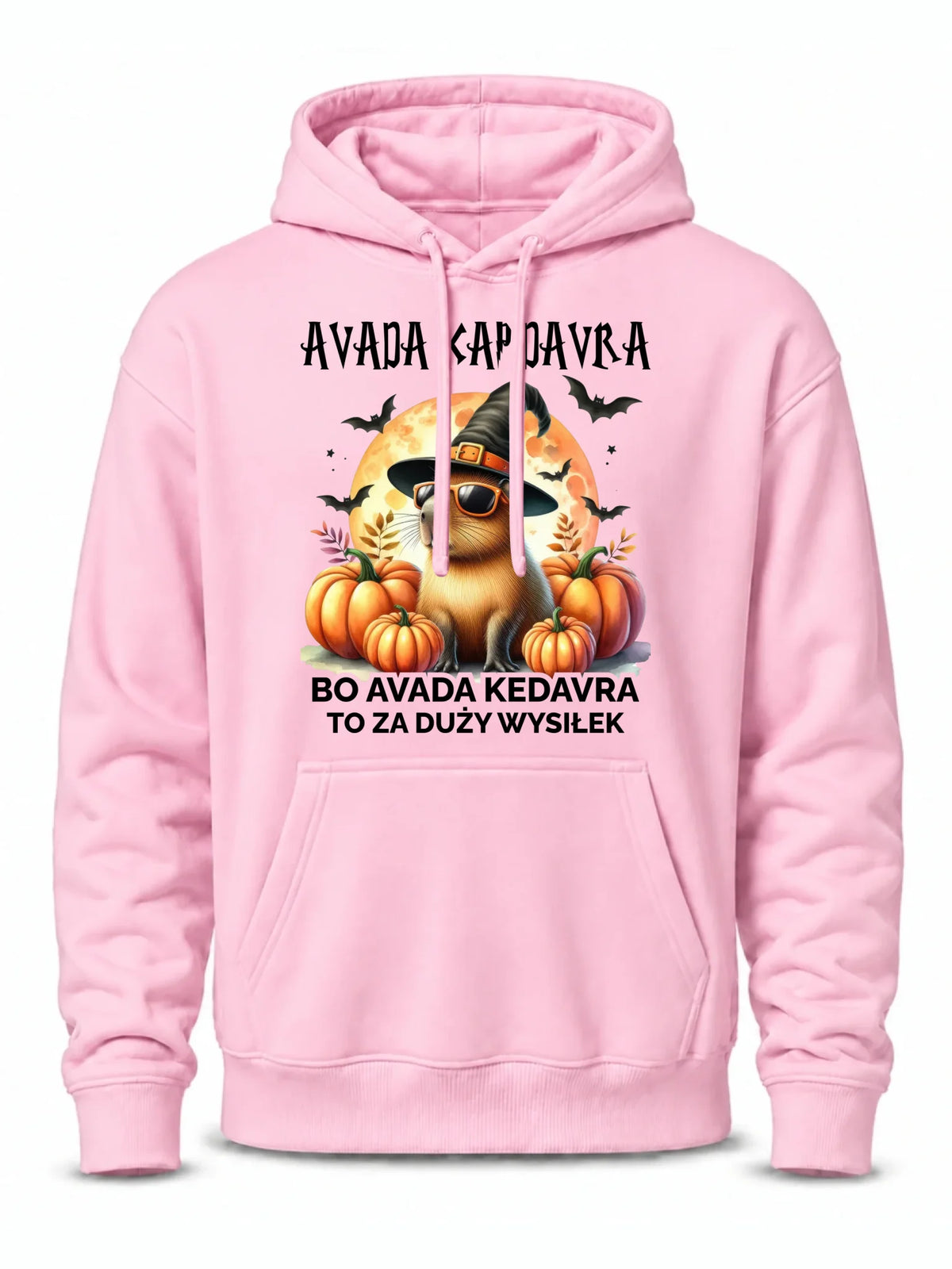 Bluza męska z kapturem halloweenowa - Kapibara - Avada Kapidavra HL21