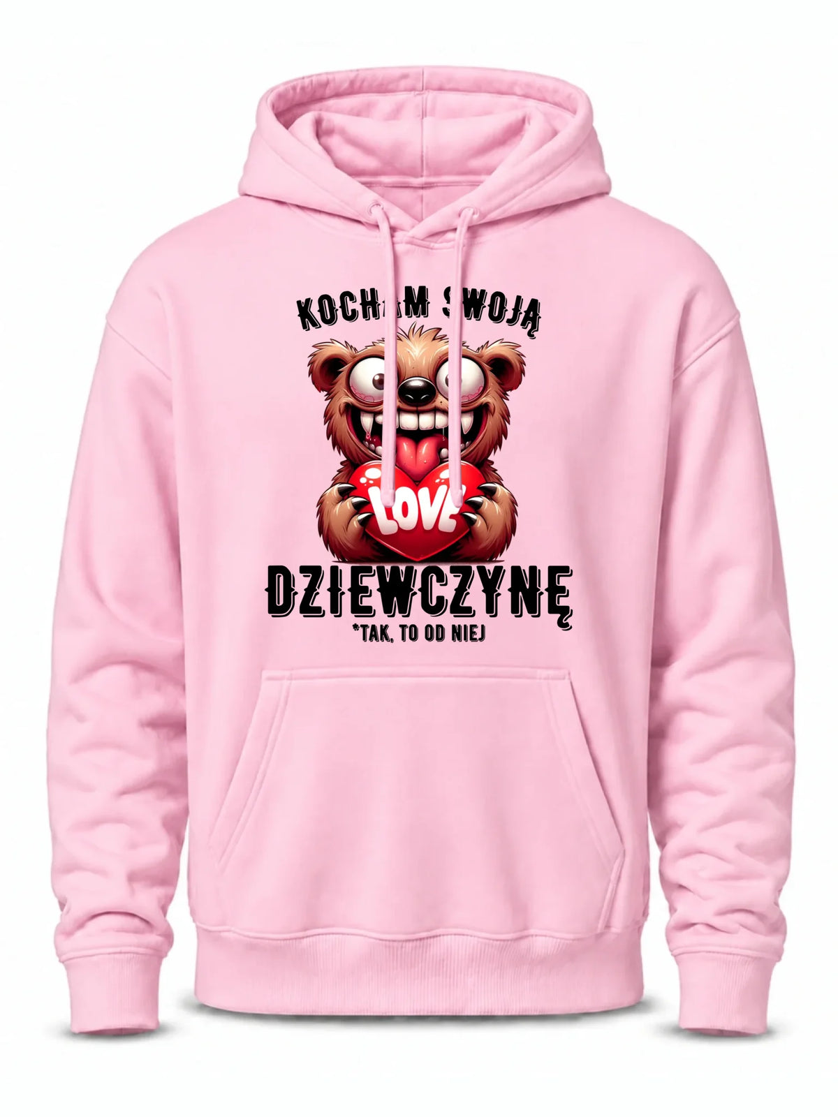 Bluza męska z kapturem dla chłopaka - Kocham swoją dziewczynę W30