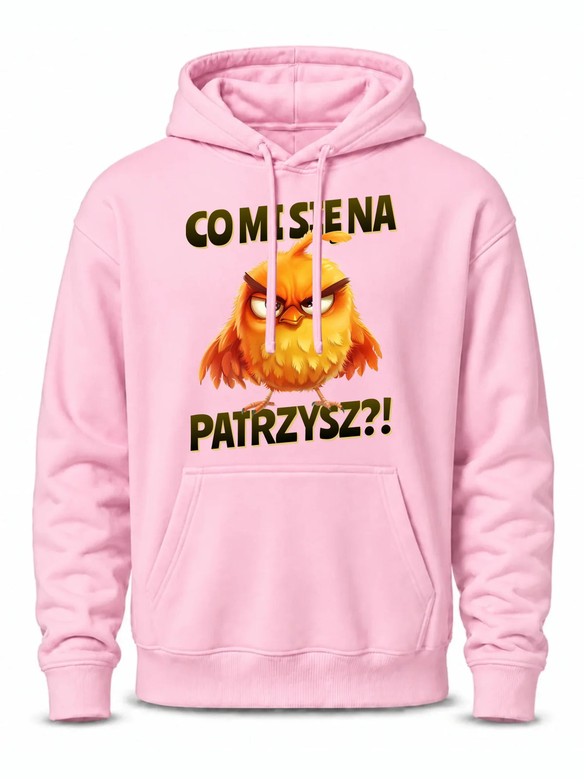 Bluza męska z kapturem - Prezent dla chłopaka kolegi - Co mi się na ptaka patrzysz DCH24