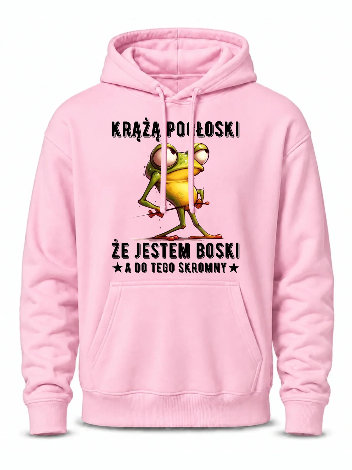 Bluza męska z kapturem - prezent dla chłopaka - Jestem boski DCH15
