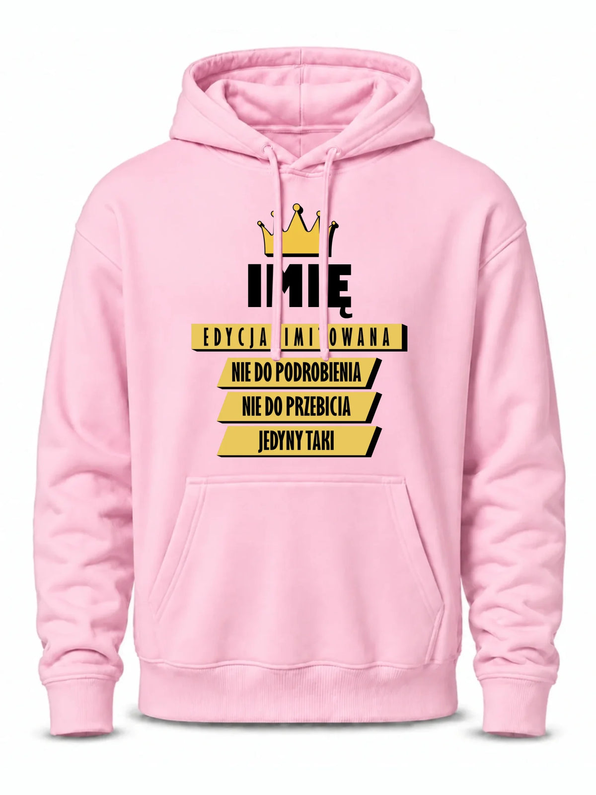 Bluza męska z kapturem - Edycja Limitowana prezent dla niego - personalizowana DCH03