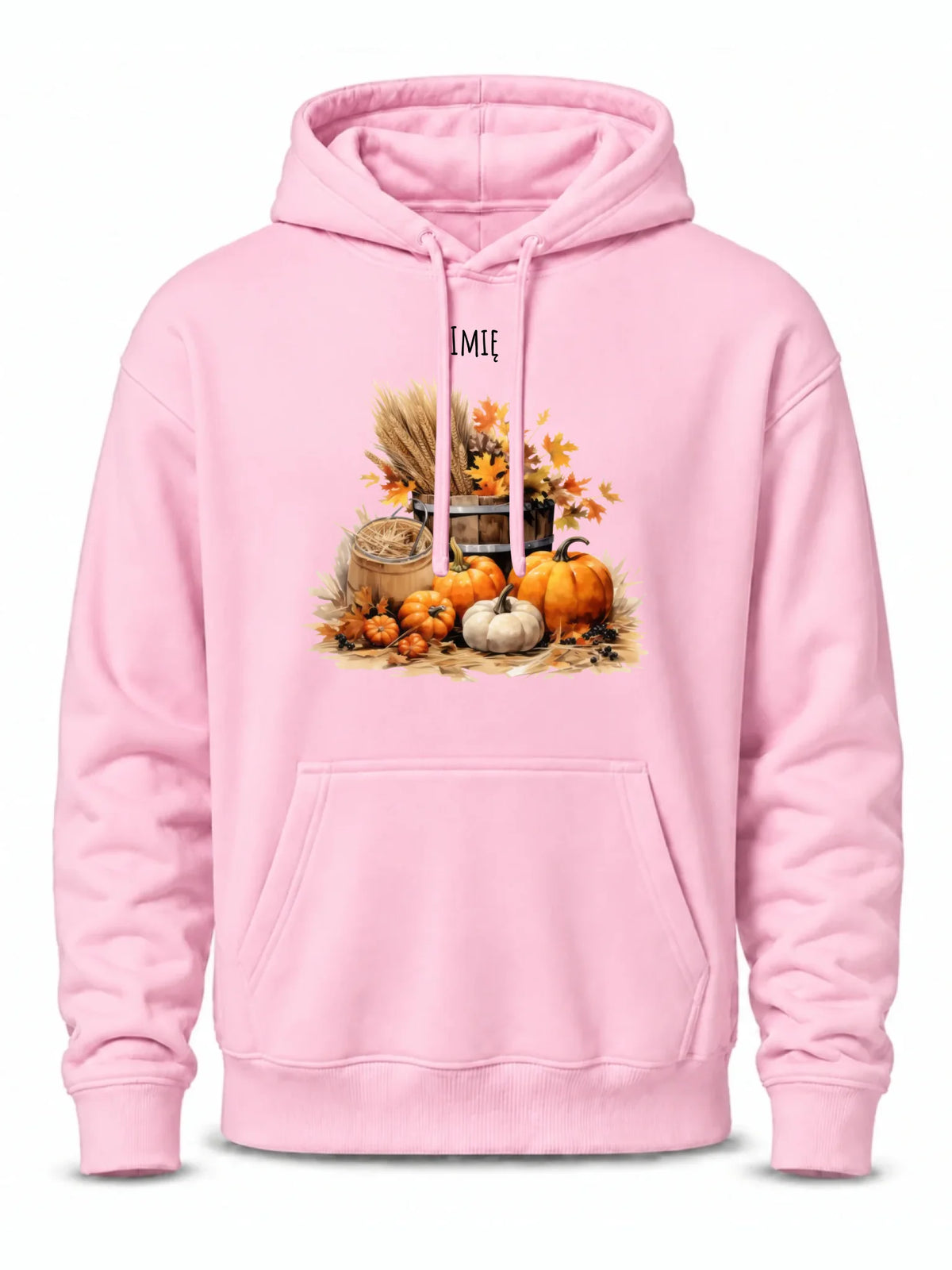 Bluza męska z kapturem na jesień - Harvest vibes - personalizowana JS09