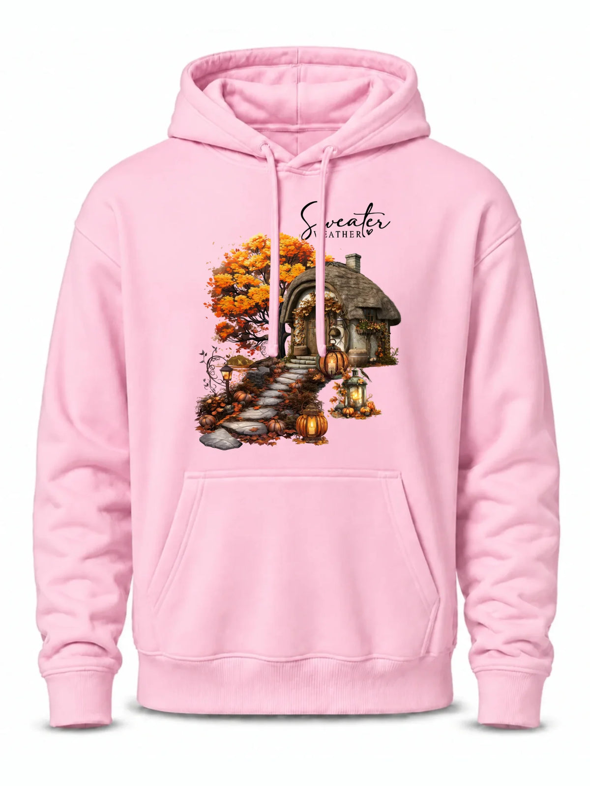 Bluza męska z kapturem jesienna - Sweater weather JS15