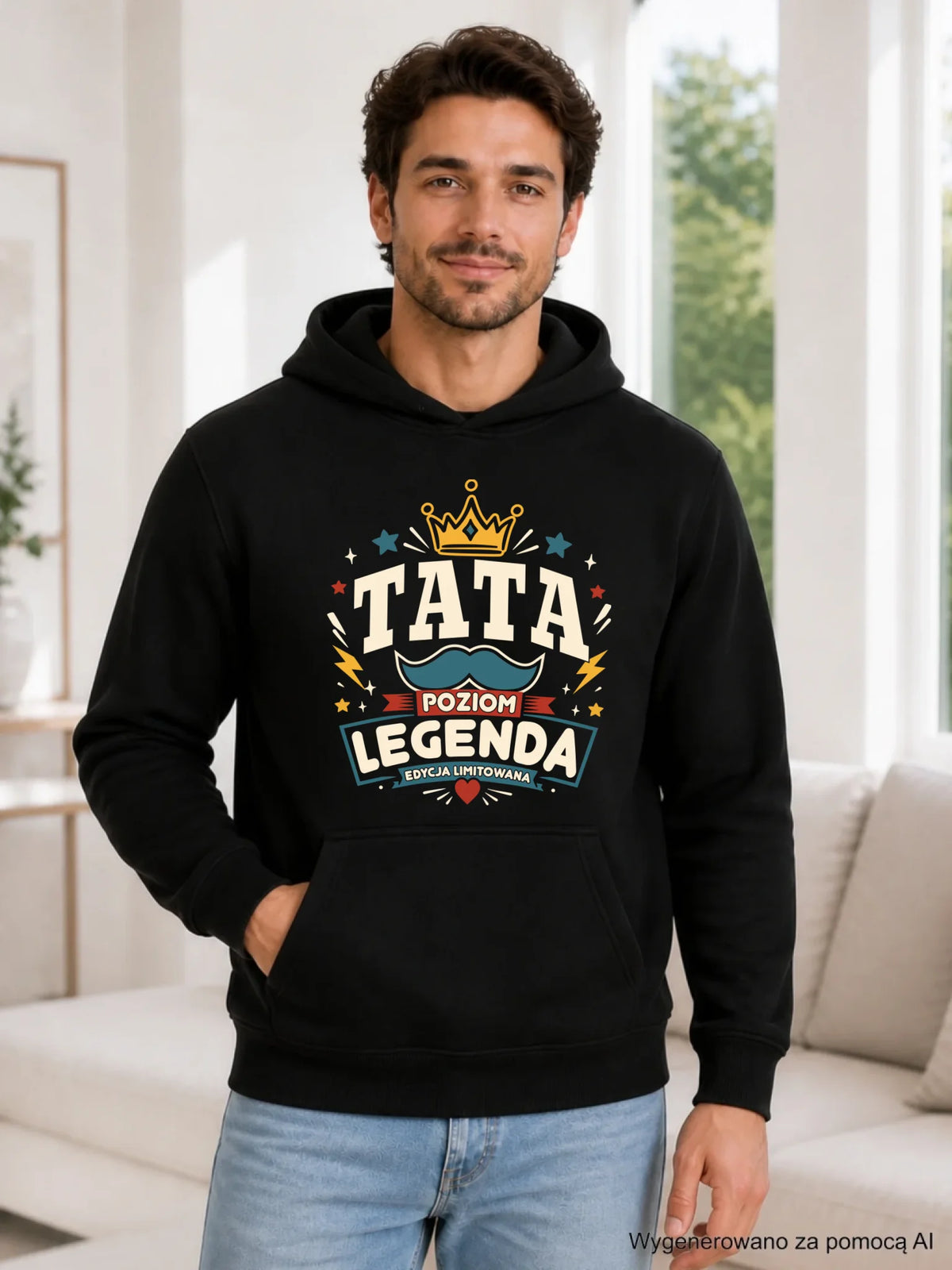 Bluza z kapturem dla taty - Legenda Edycja Limitowana DT26