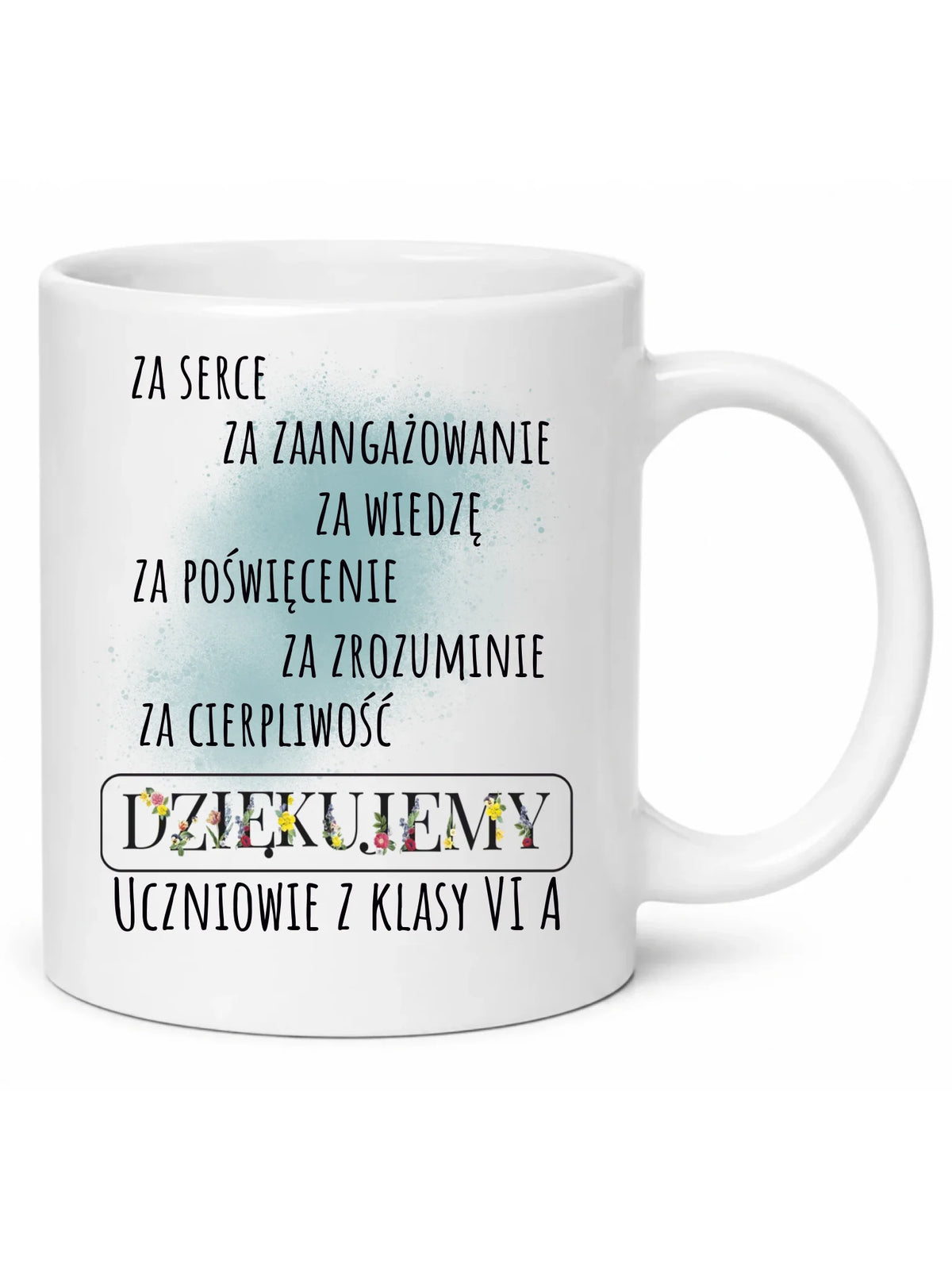 Kubek dla nauczyciela z personalizacją - Dziękujemy N06