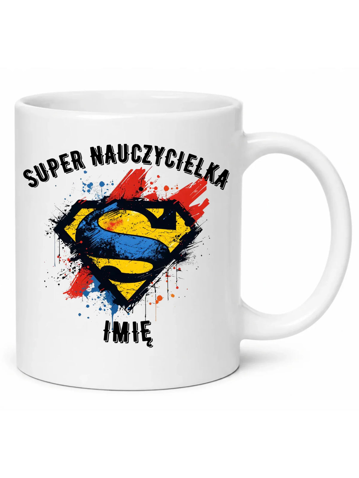 Kubek z imieniem dla nauczycielki Super Nauczycielka N27
