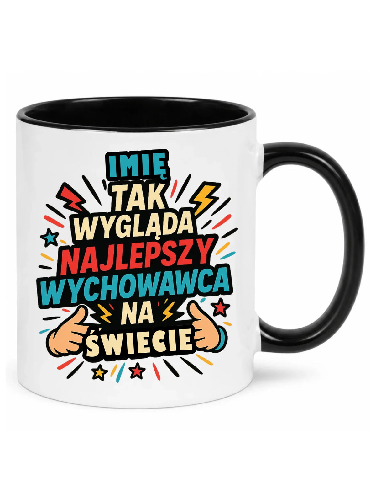Kubek dla wychowawcy z imieniem Najlepszy Wychowawca N31