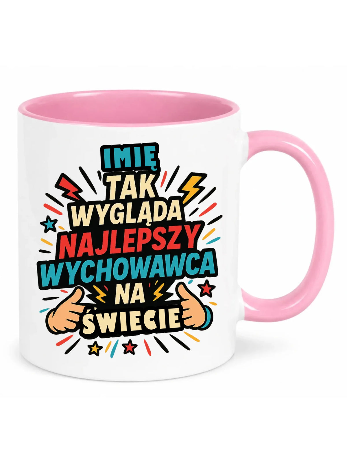 Kubek dla wychowawcy z imieniem Najlepszy Wychowawca N31