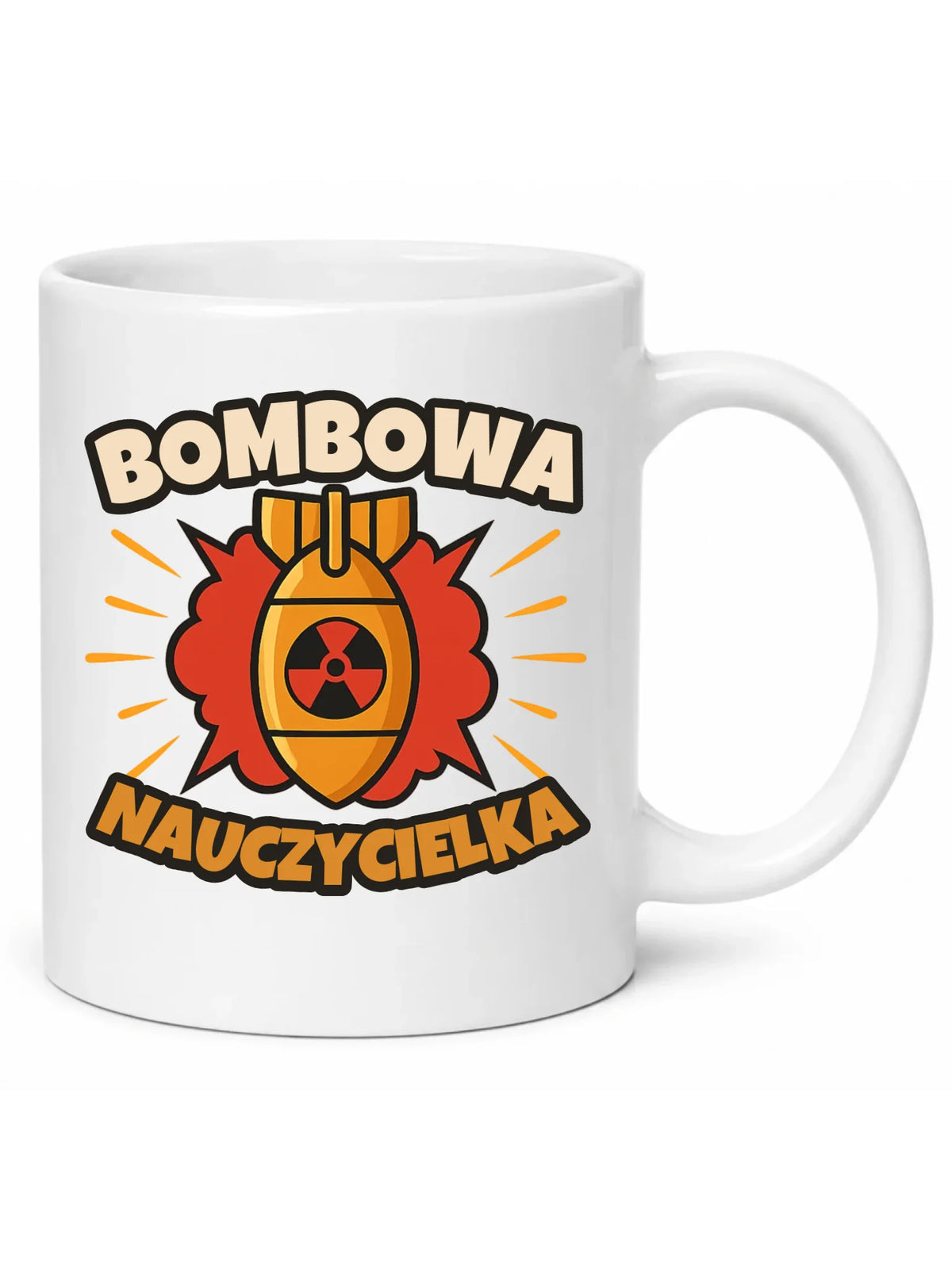 Kubek dla nauczycielki Bombowa Nauczycielka N34