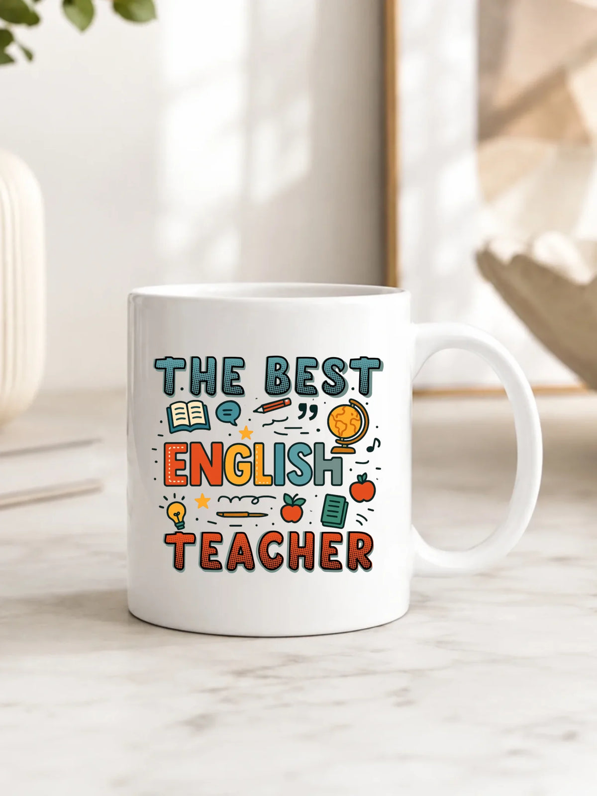 Kubek dla nauczyciela angielskiego The best english teacher N53